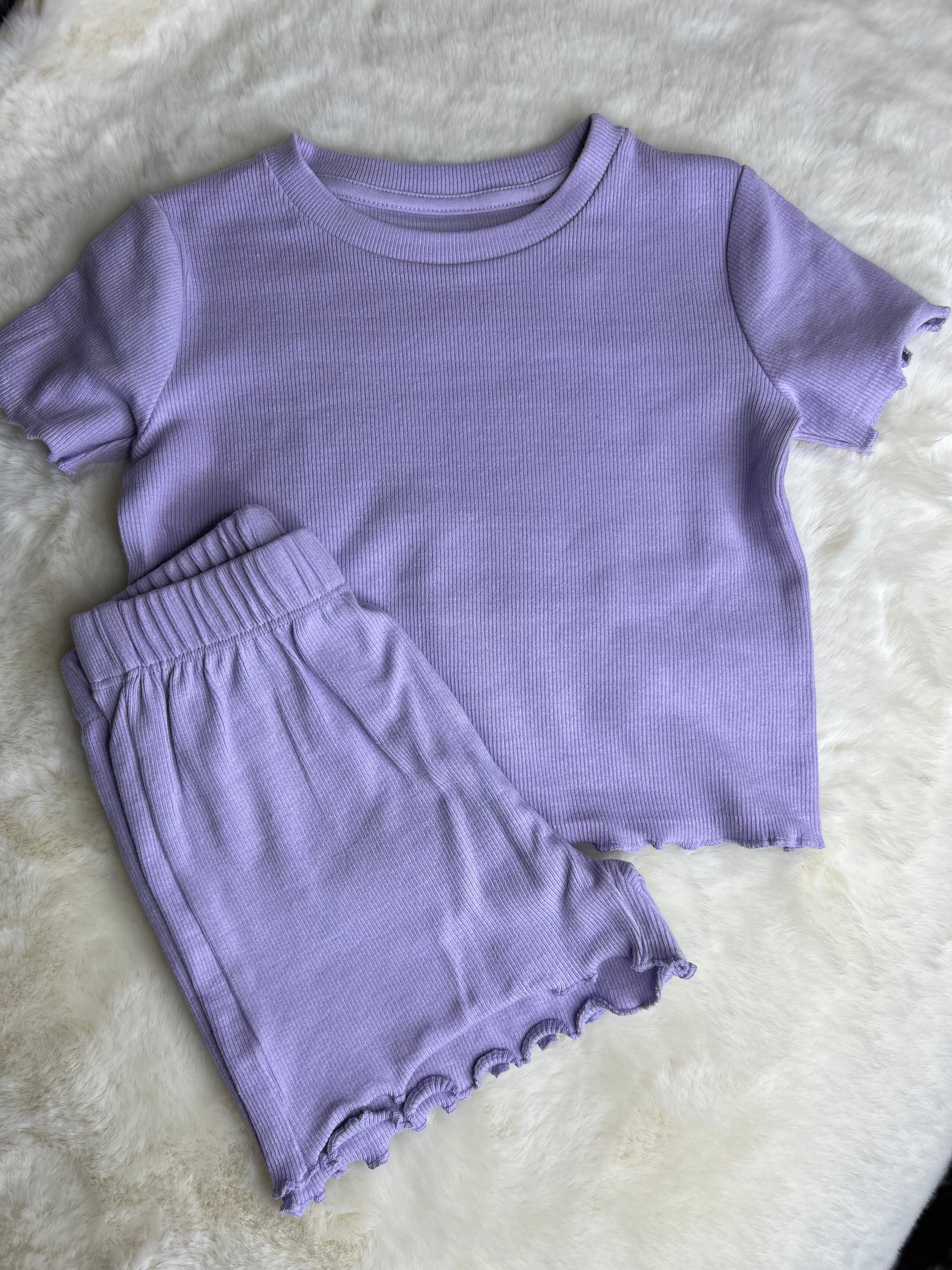 Children’s Ribbed T-Shirt & Short Set