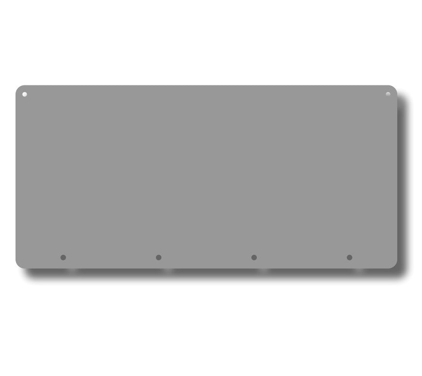 Blank Stocking  Shapes Hanger 4 Hole for Vinyl Users - 208x100 for 50mm wide Shapes