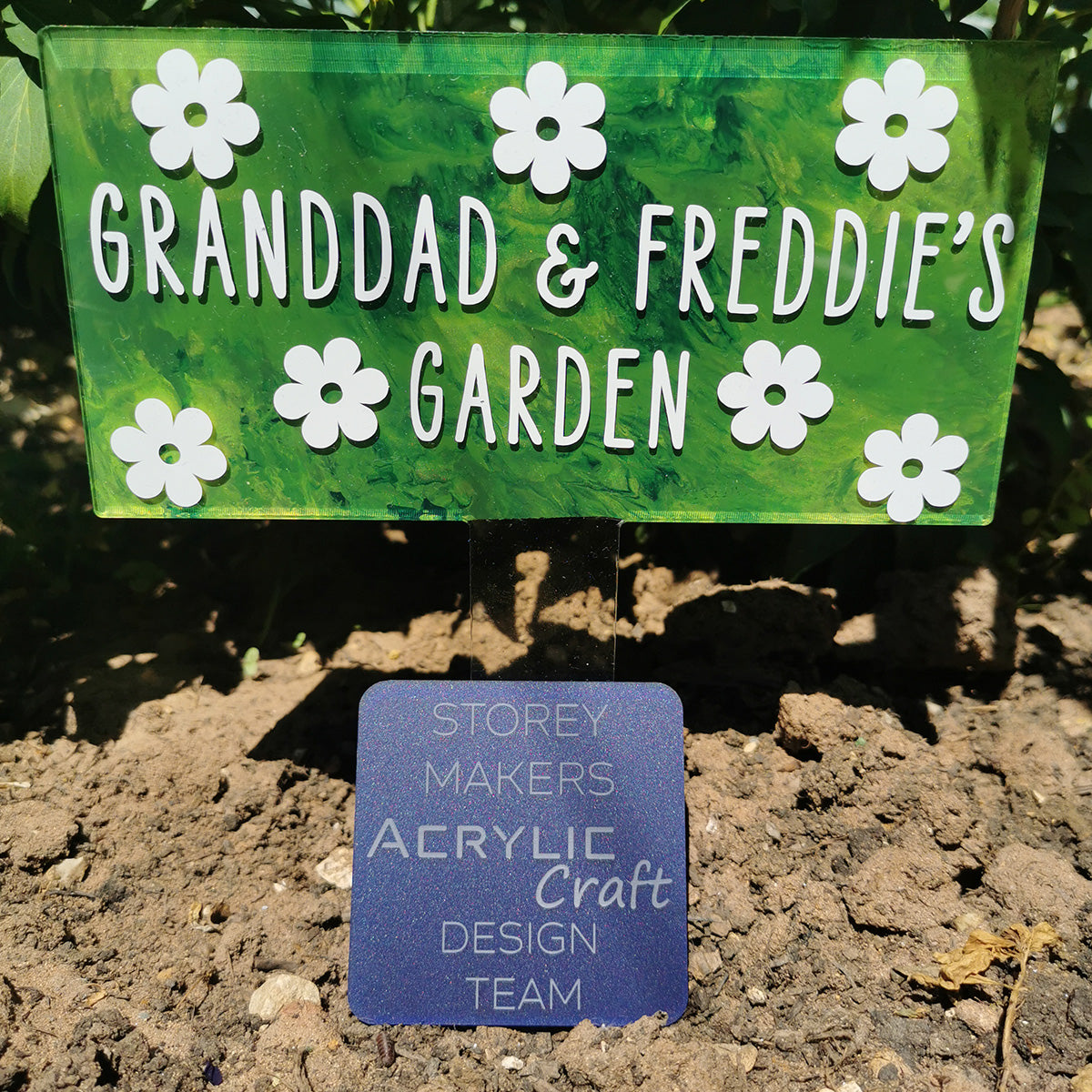 Blank Memorial Plaque  Grave Marker for Vinyl Users