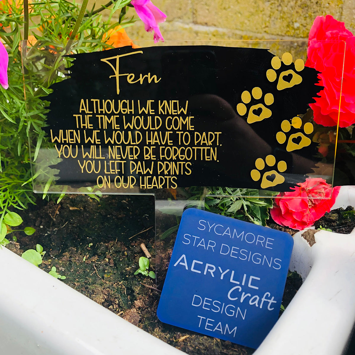 Blank Memorial Plaque Grave Marker for Vinyl Users