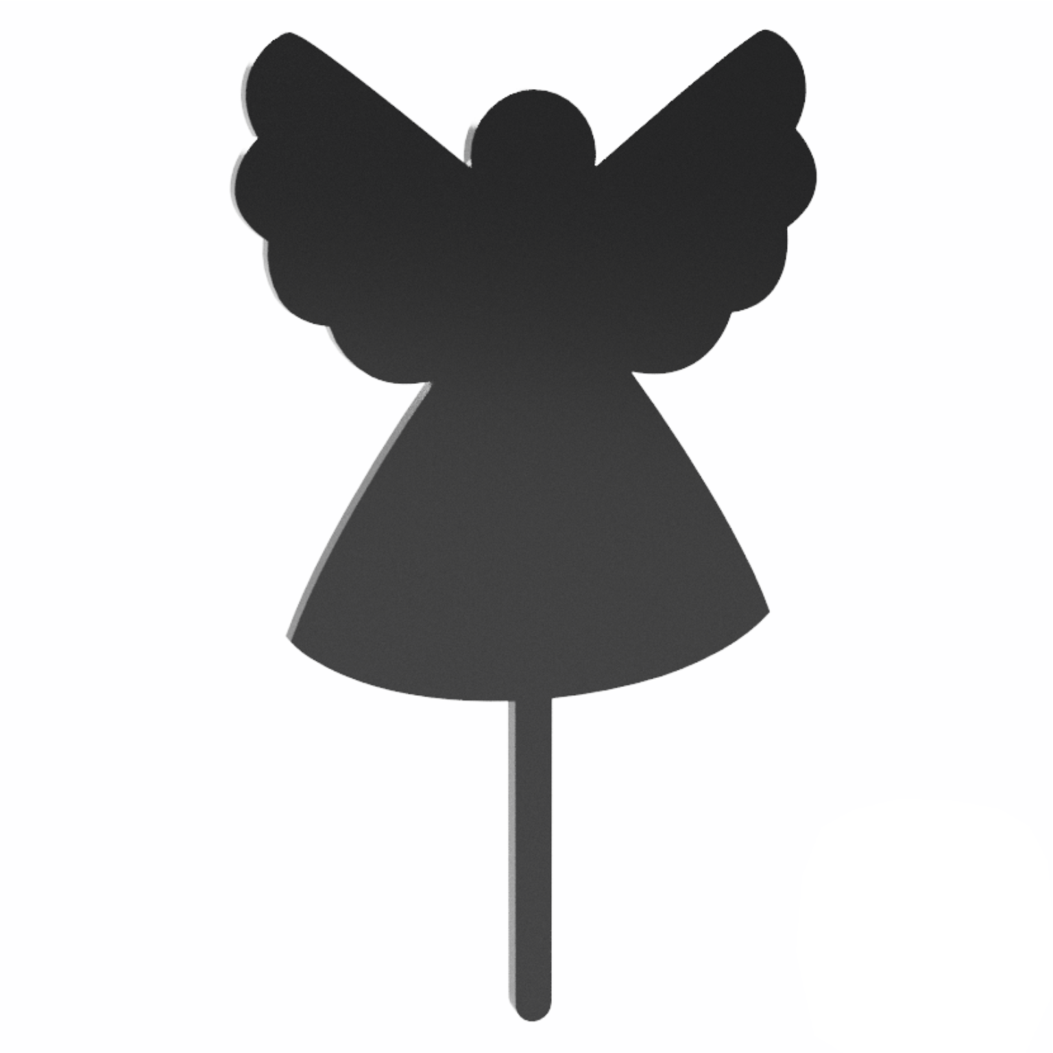 60mm Angel Cake Topper - Acrylic