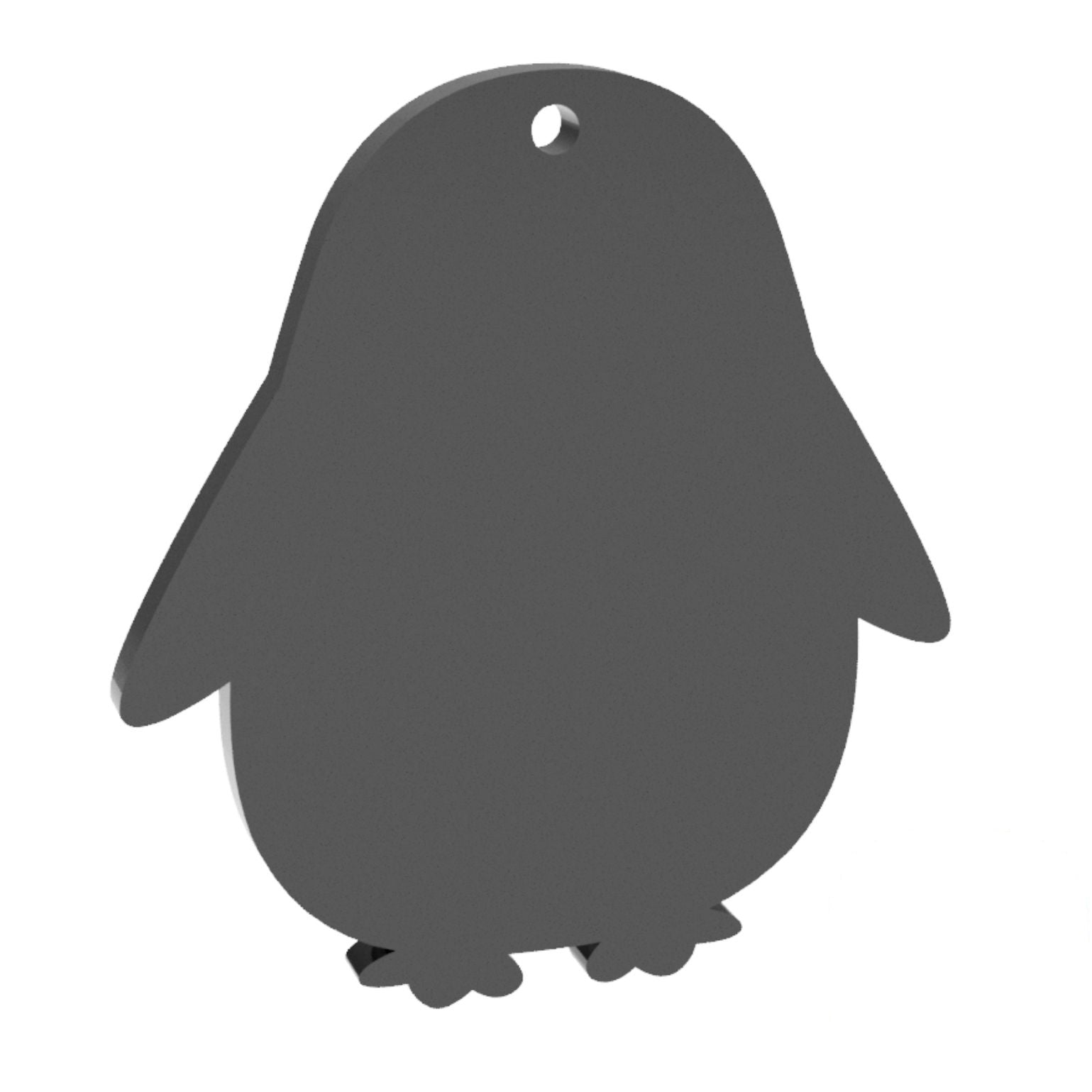Blank Penguin Keyring size - 50mm