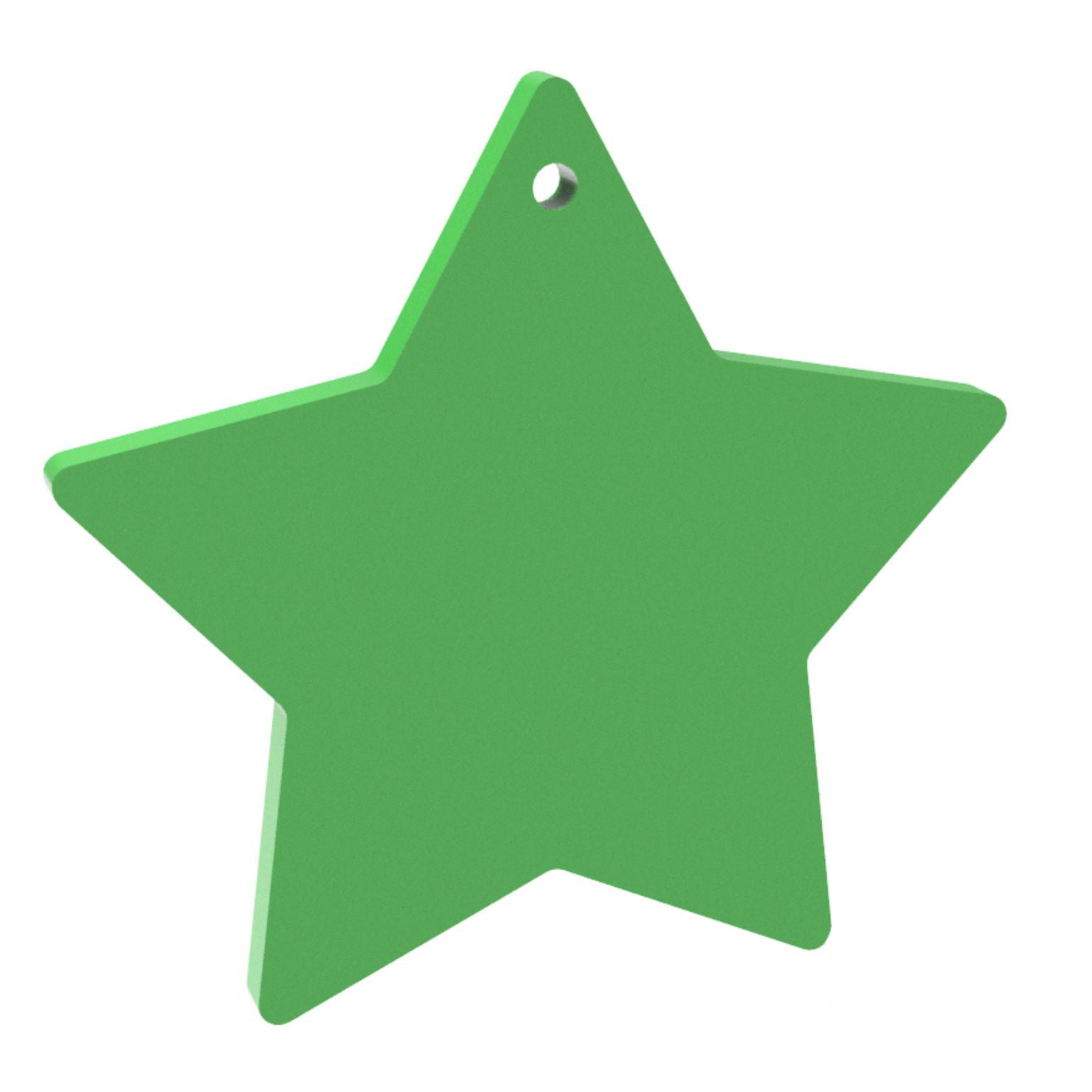 Blank Star Keyring size - 50mm