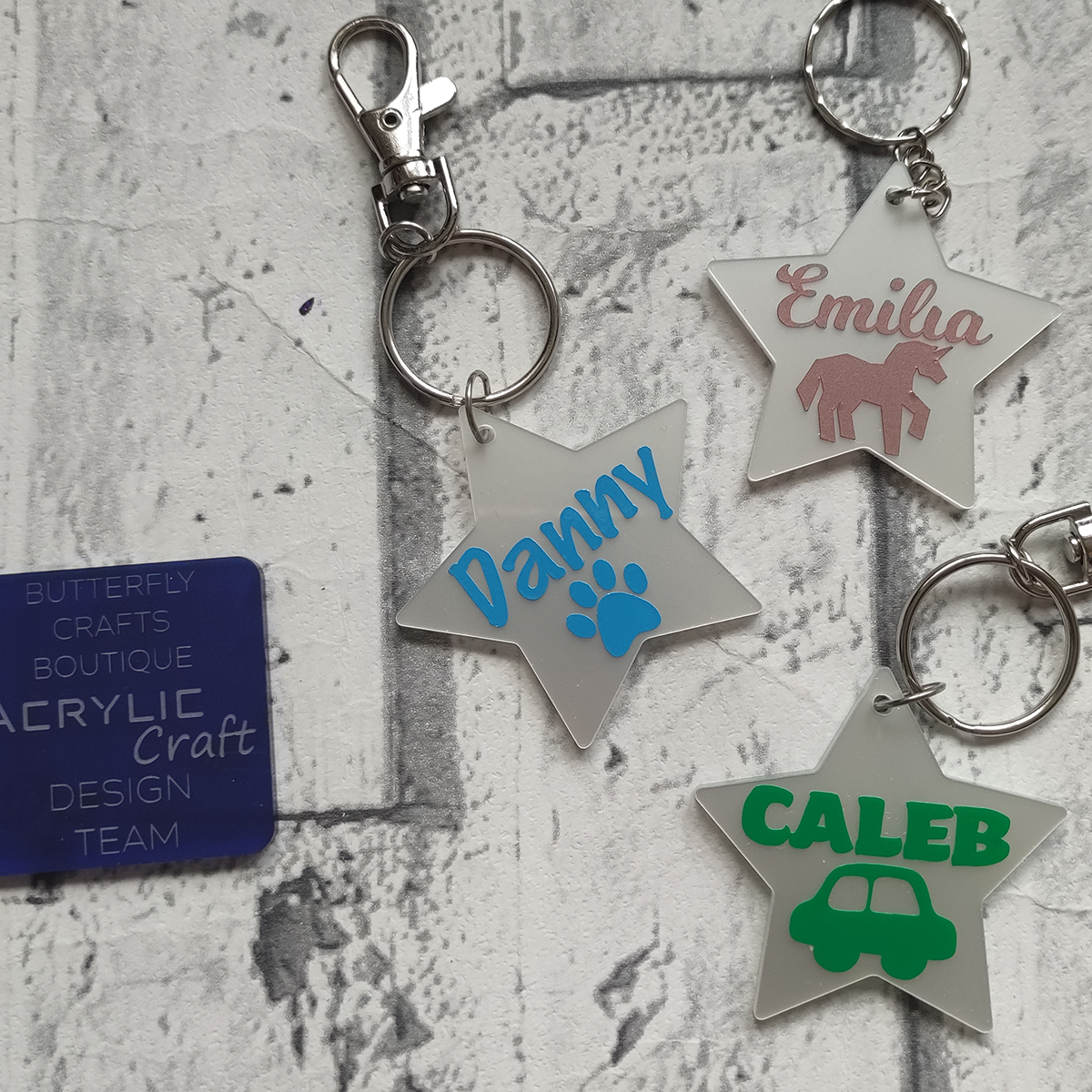 Blank Star Keyring size - 50mm