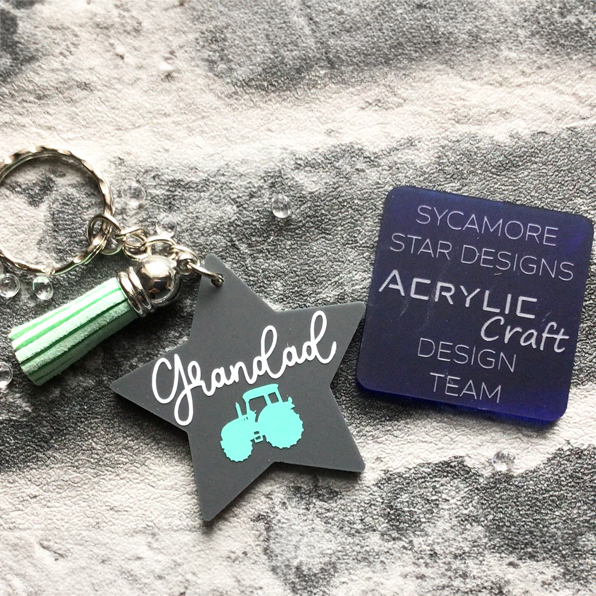 Blank Star Keyring size - 50mm