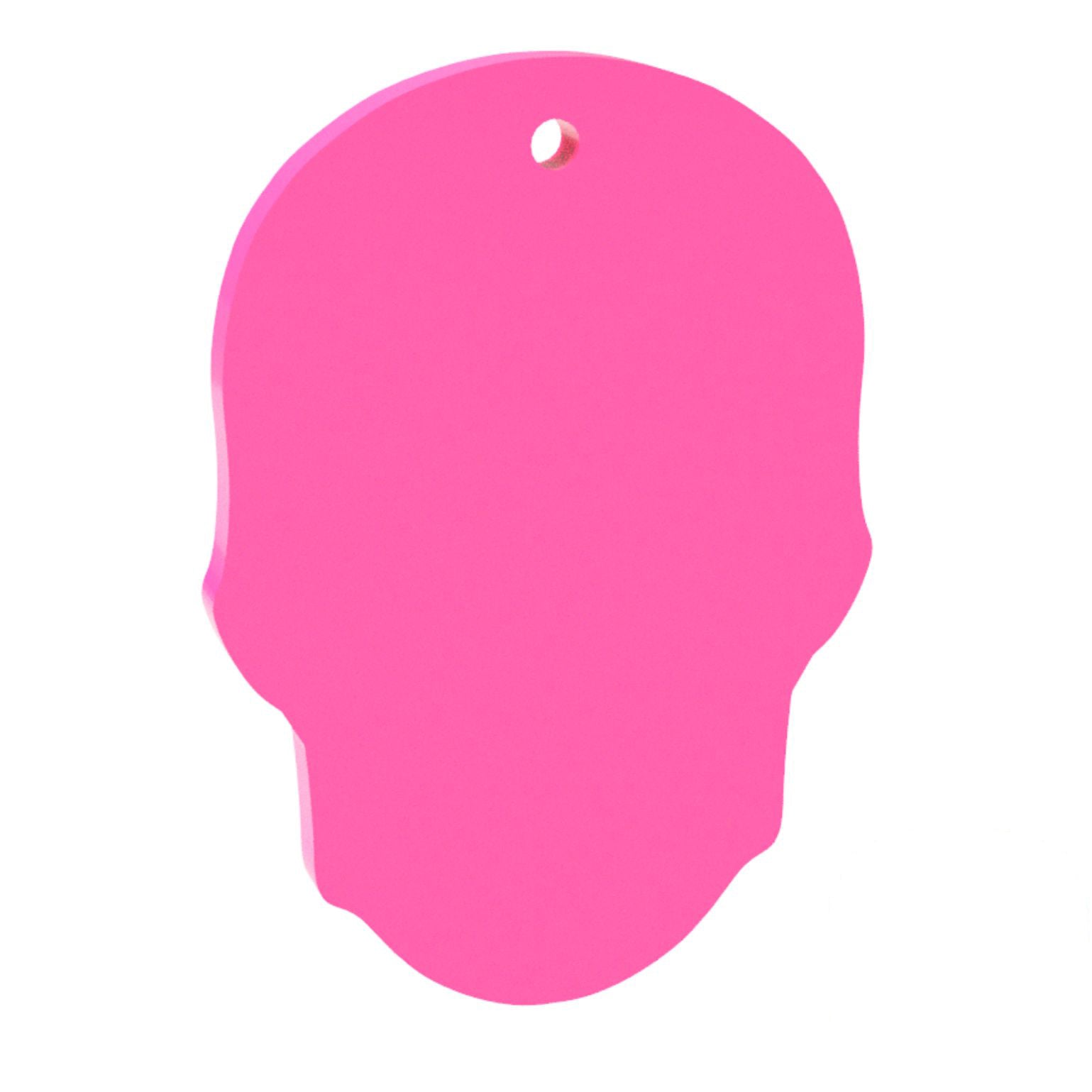 Blank Sugar Skull Keyring size - 50mm