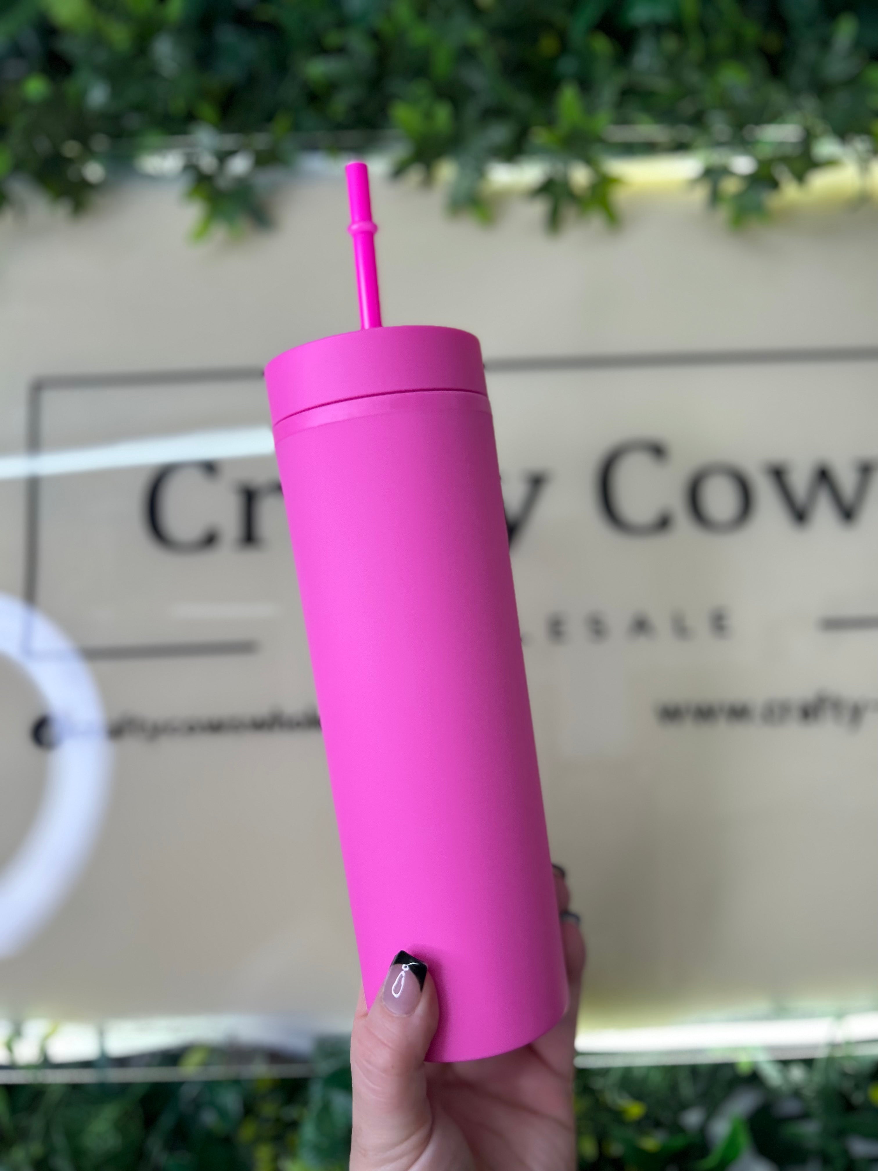 Skinny Tumbler - Rose Fluorescent (17)
