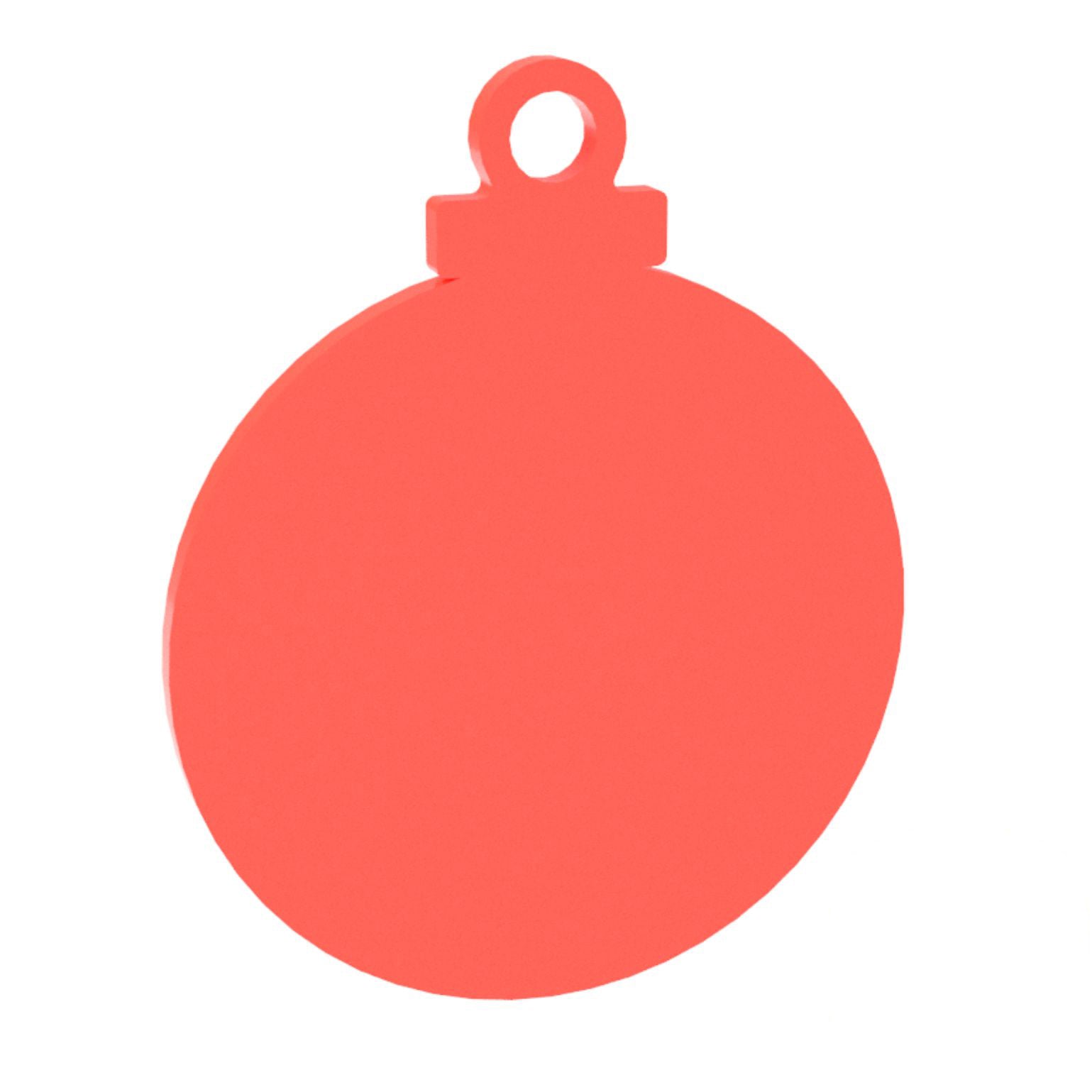 Blank Bauble - 75mm