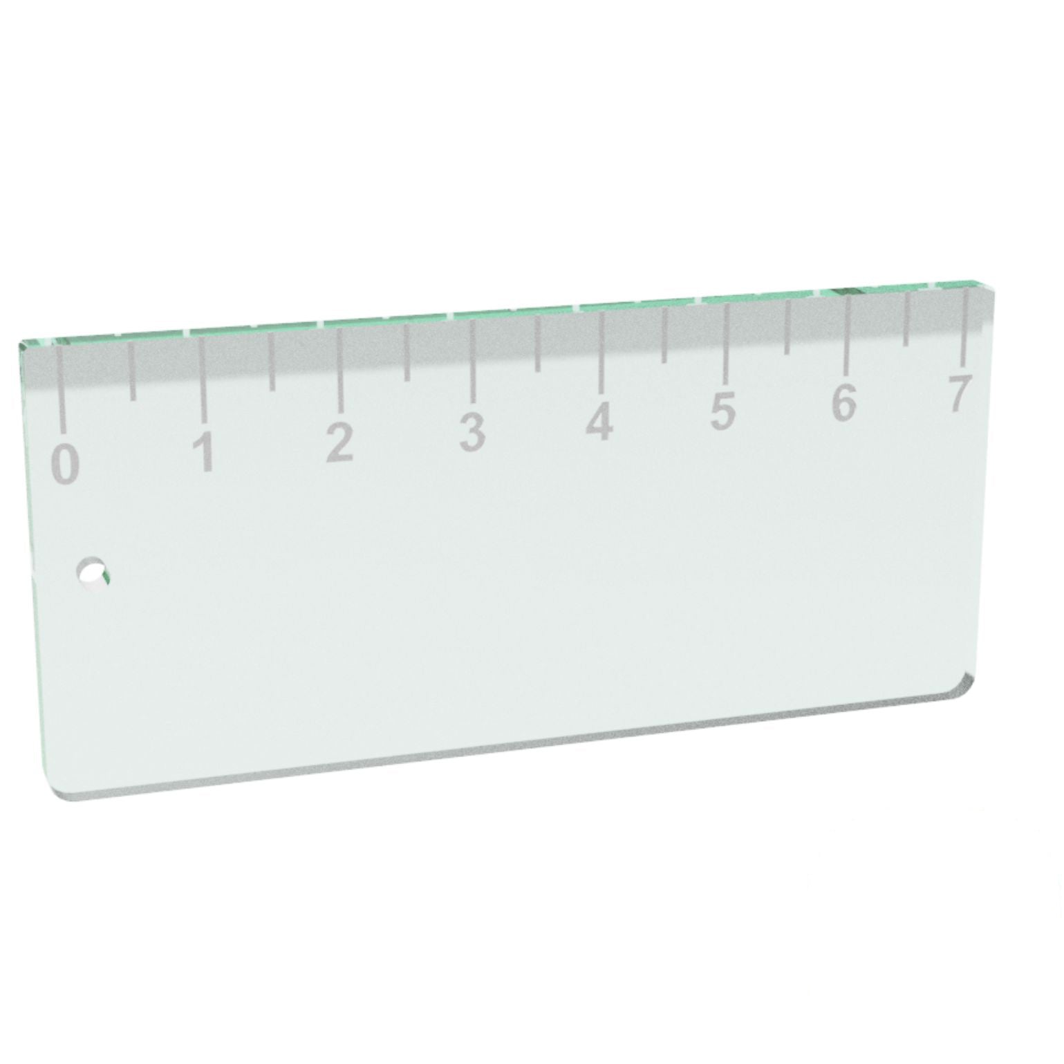 Blank Rule keyring - 75mm