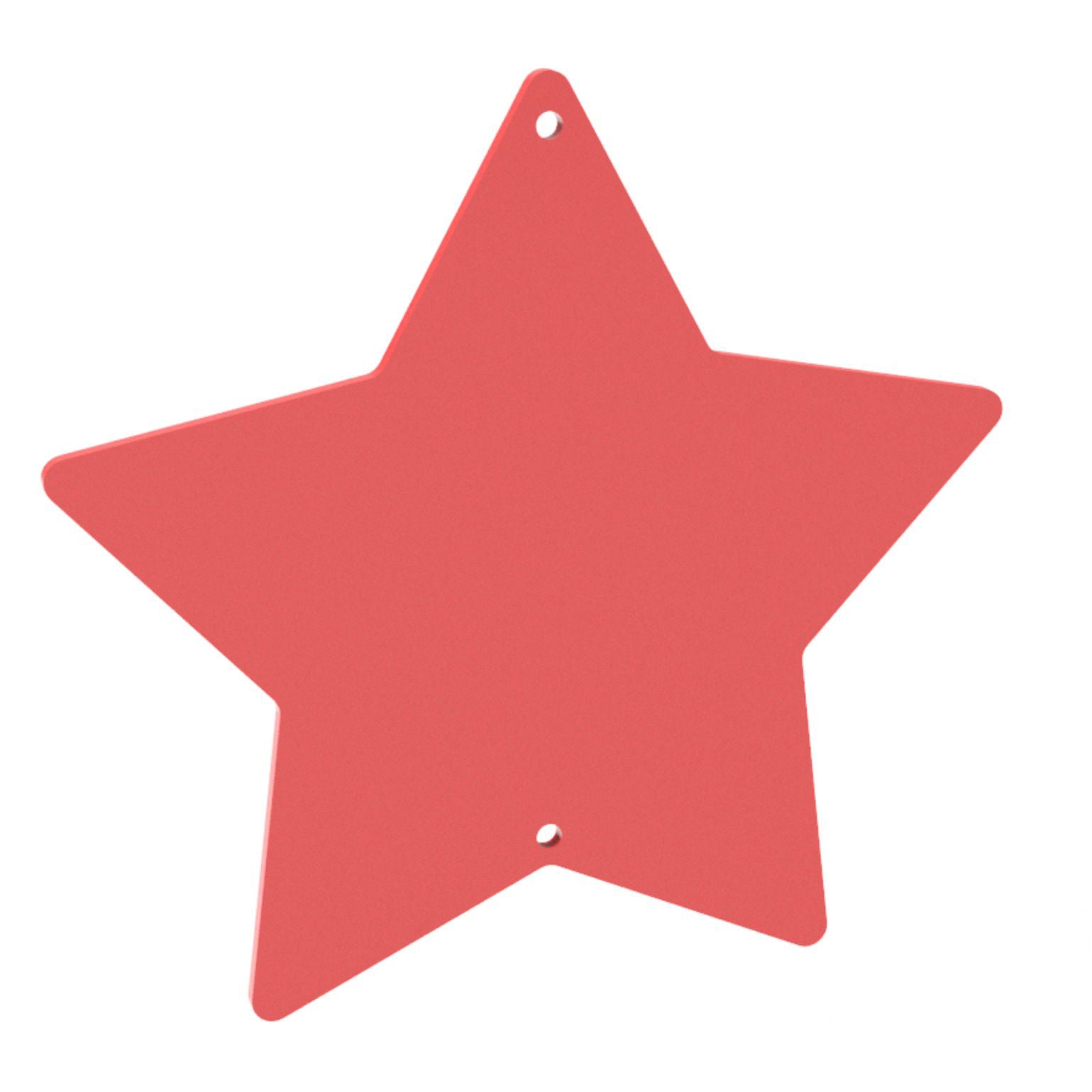150mm Star Hanging Plaque with Centre Hanging Holes