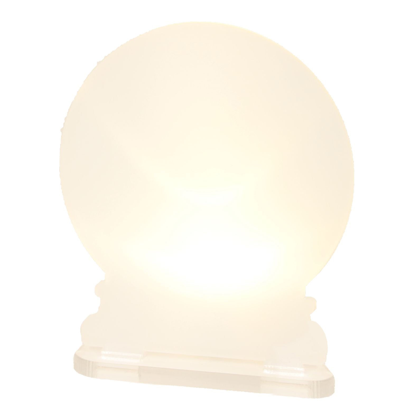 Freestanding Snowglobe 120mm - Tealight - Acrylic