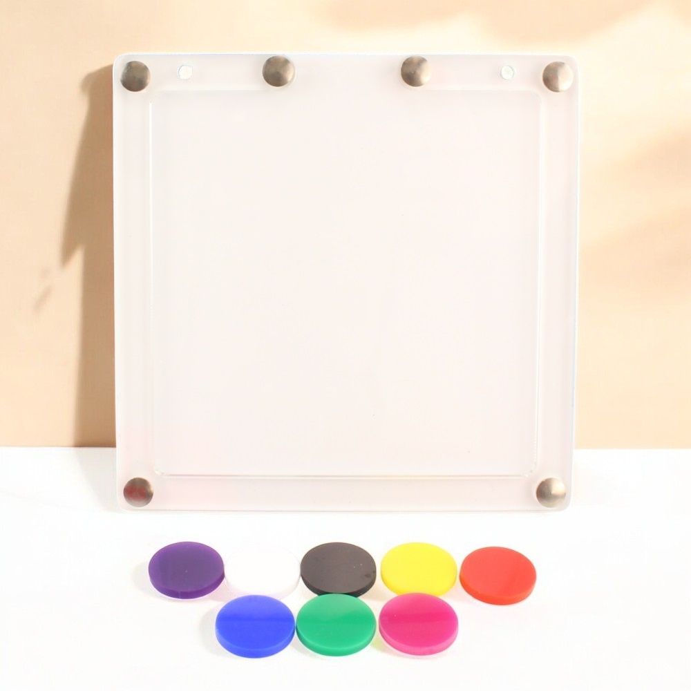 Reward 150mm x 150mm Drop Box with FREE feet - Acrylic