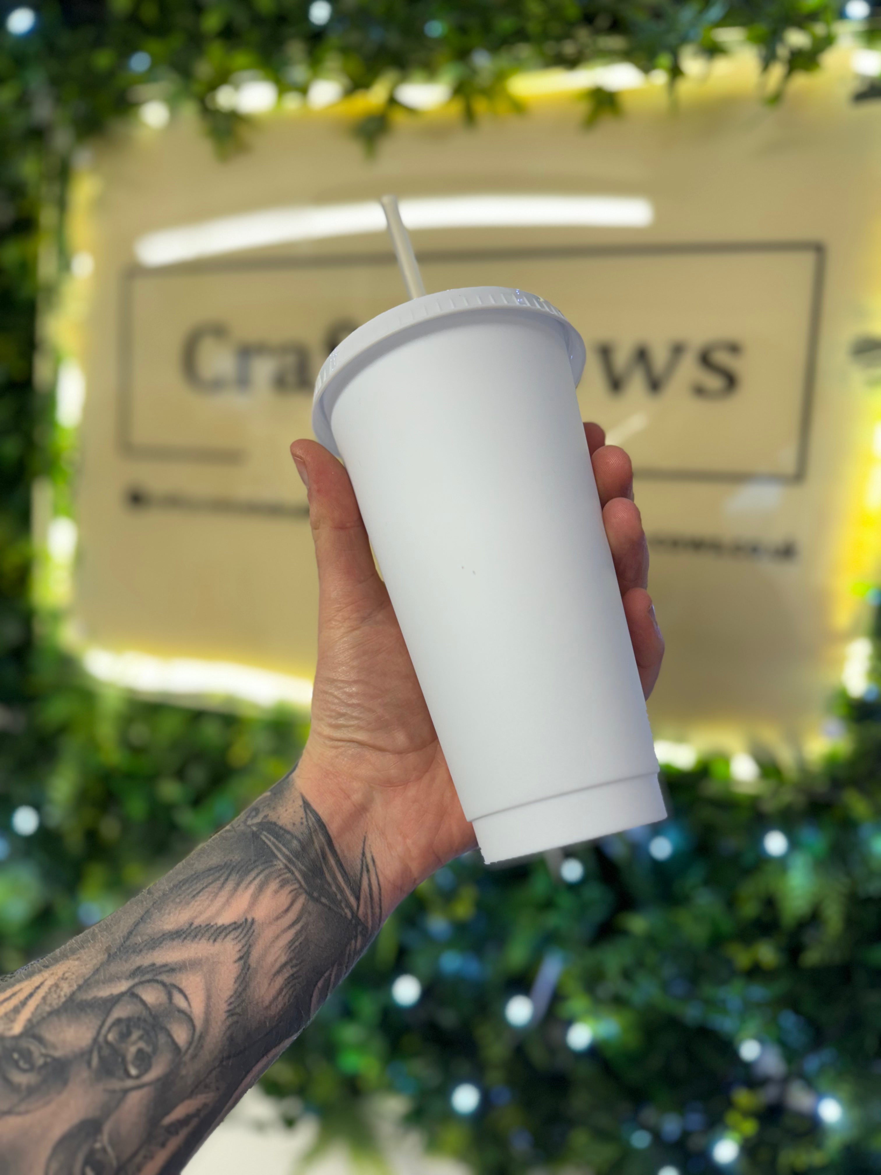 24 oz Cold Cup - White