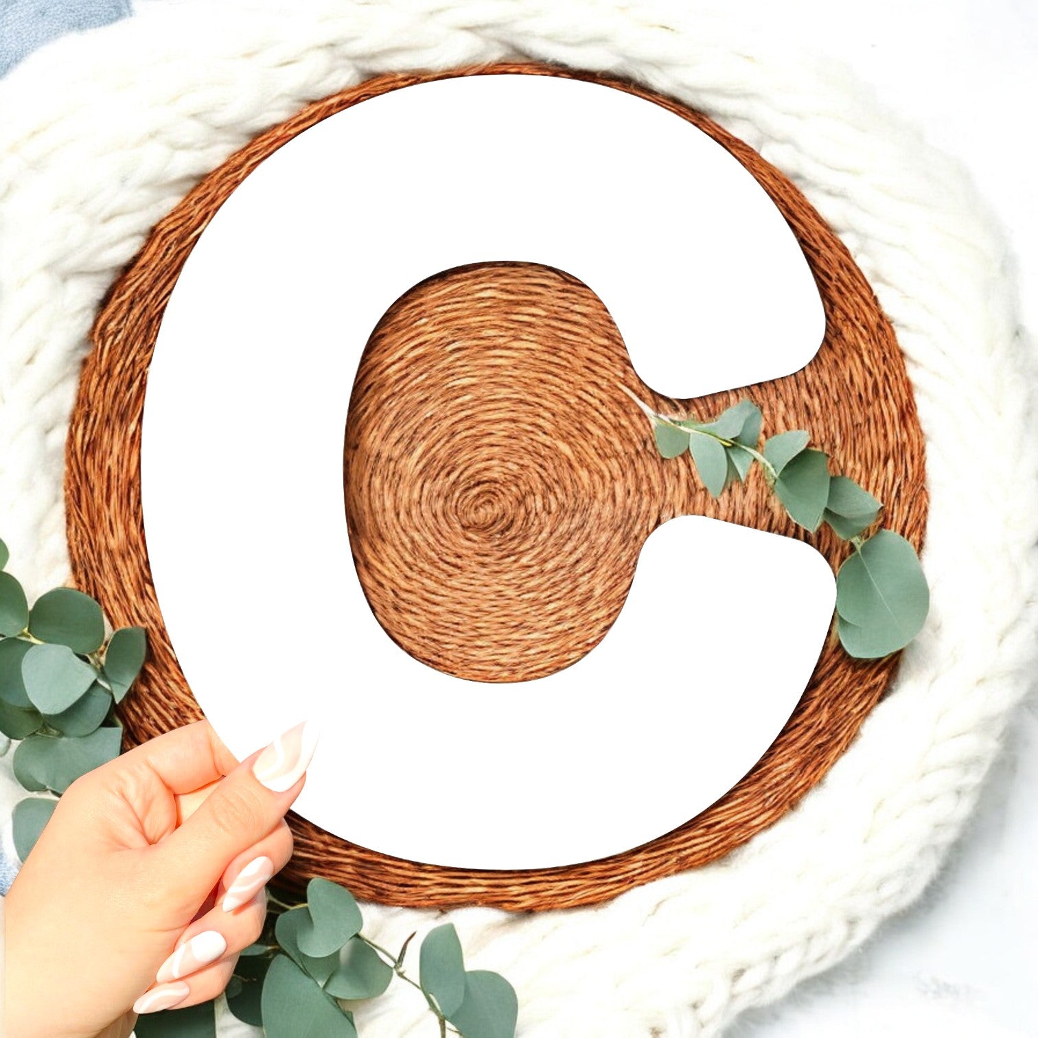200mm Acrylic Letter C