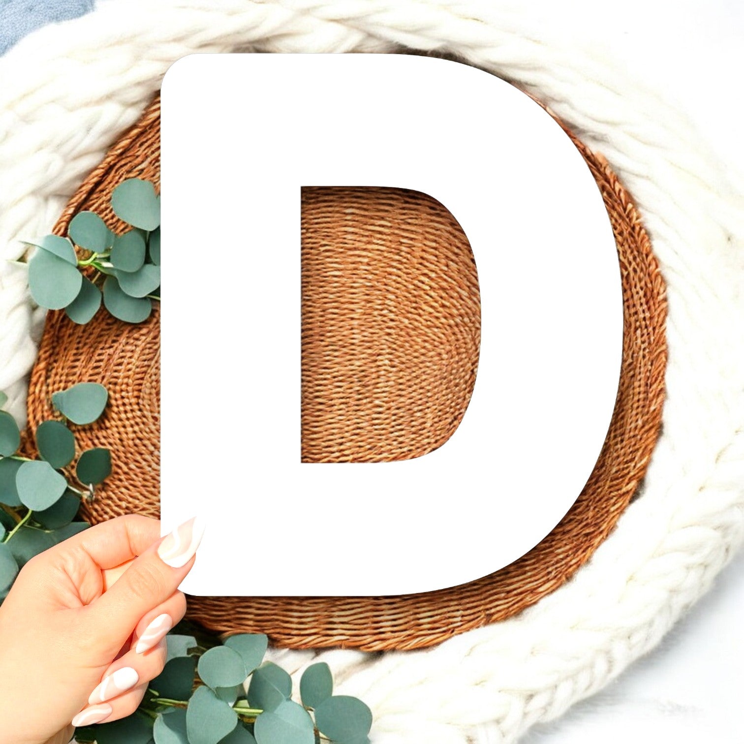 200mm Acrylic Letter D