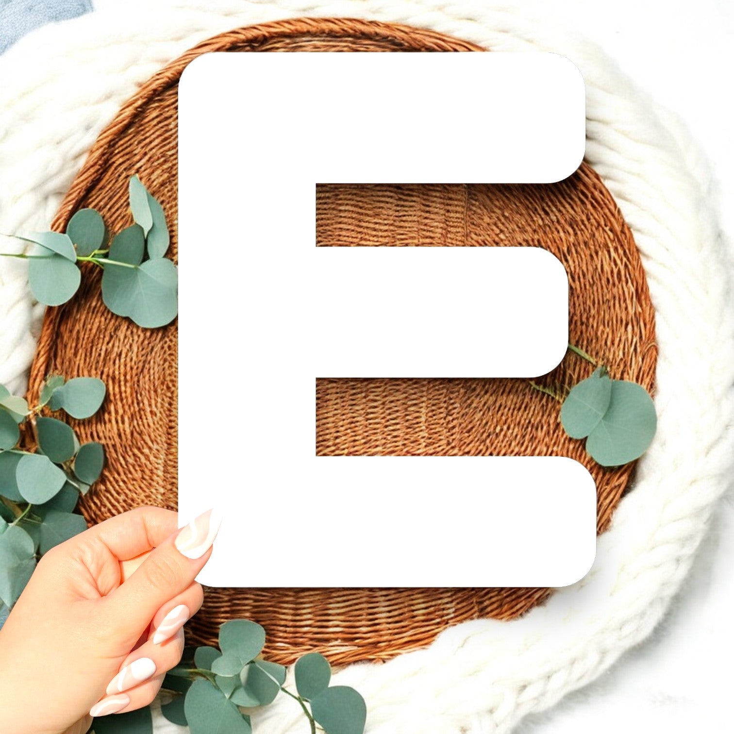 200mm Acrylic Letter E