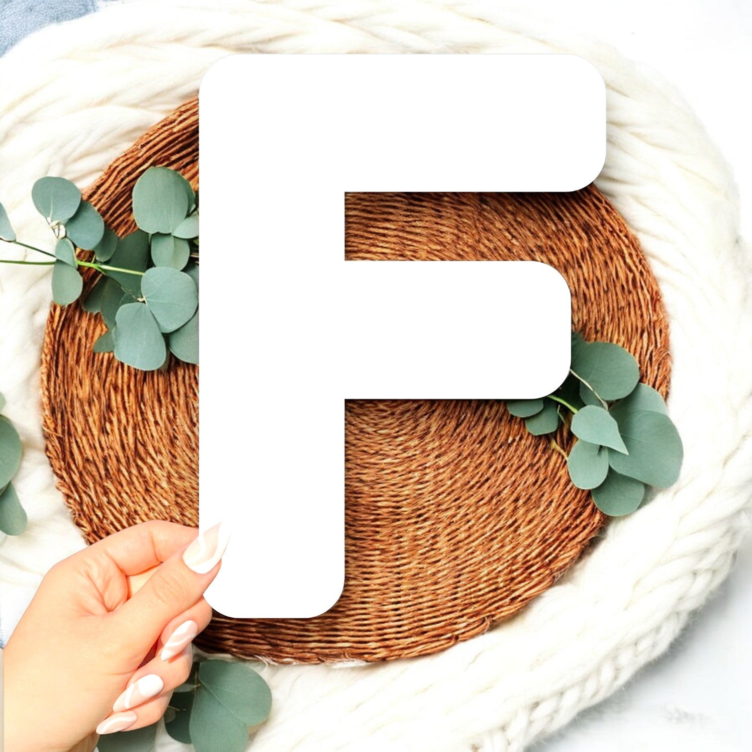 200mm Acrylic Letter F