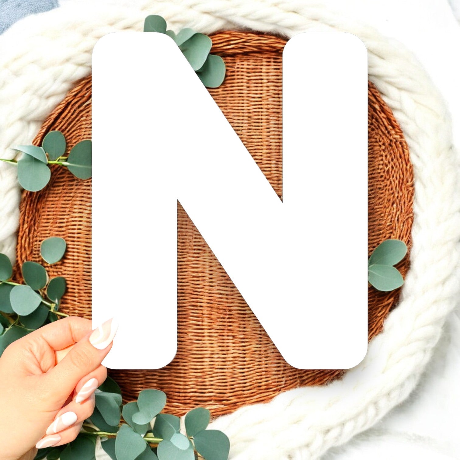 200mm Acrylic Letter N