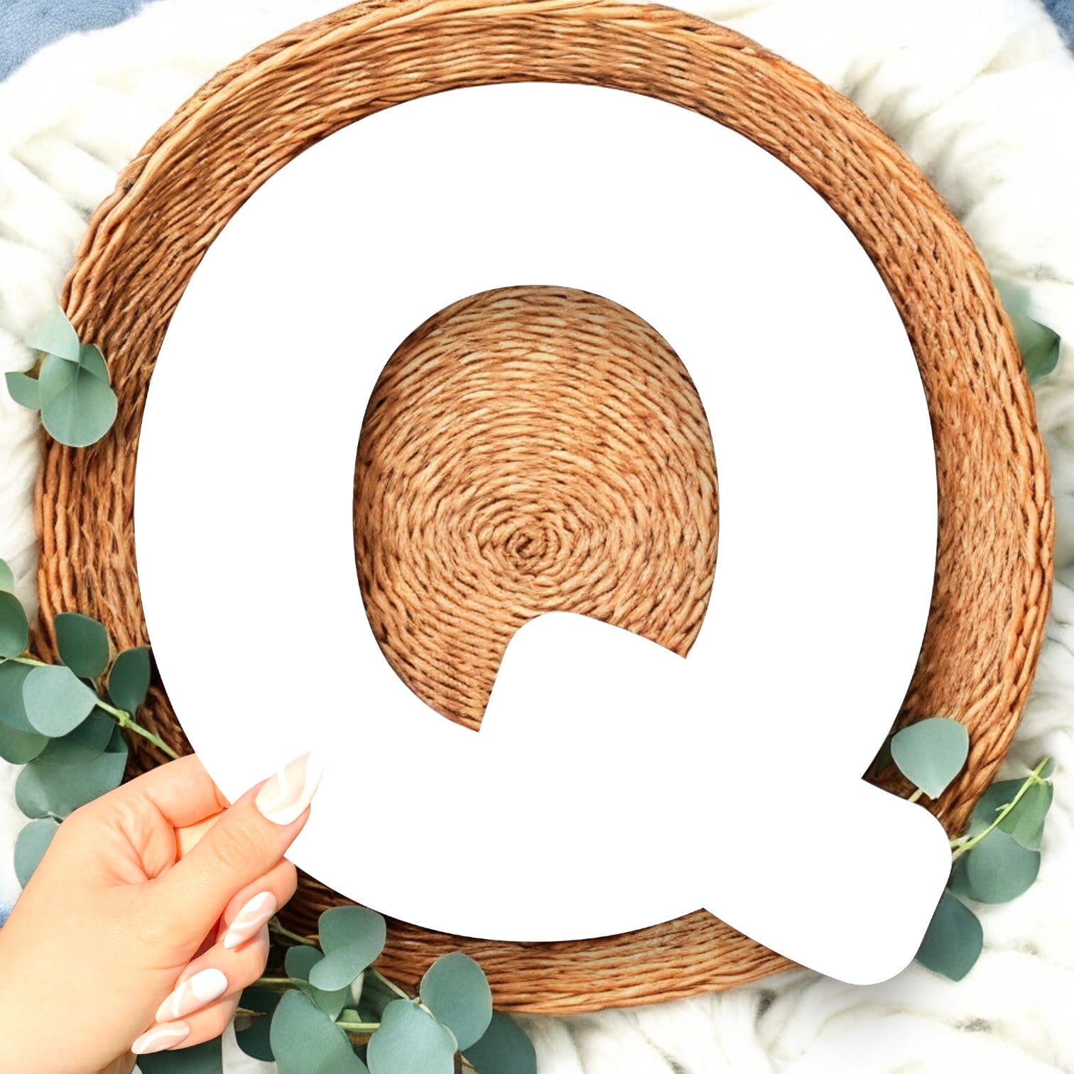 200mm Acrylic Letter Q