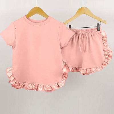 Kids Summer Sets Light Pink