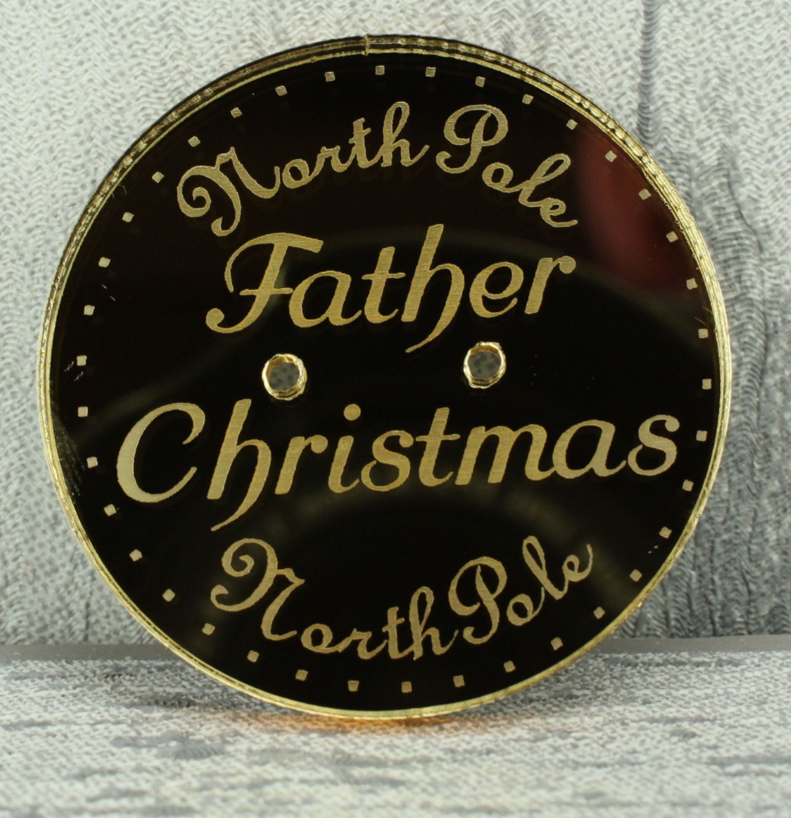 Traditional Santa Button  Santas Lost Button - Father Christmas