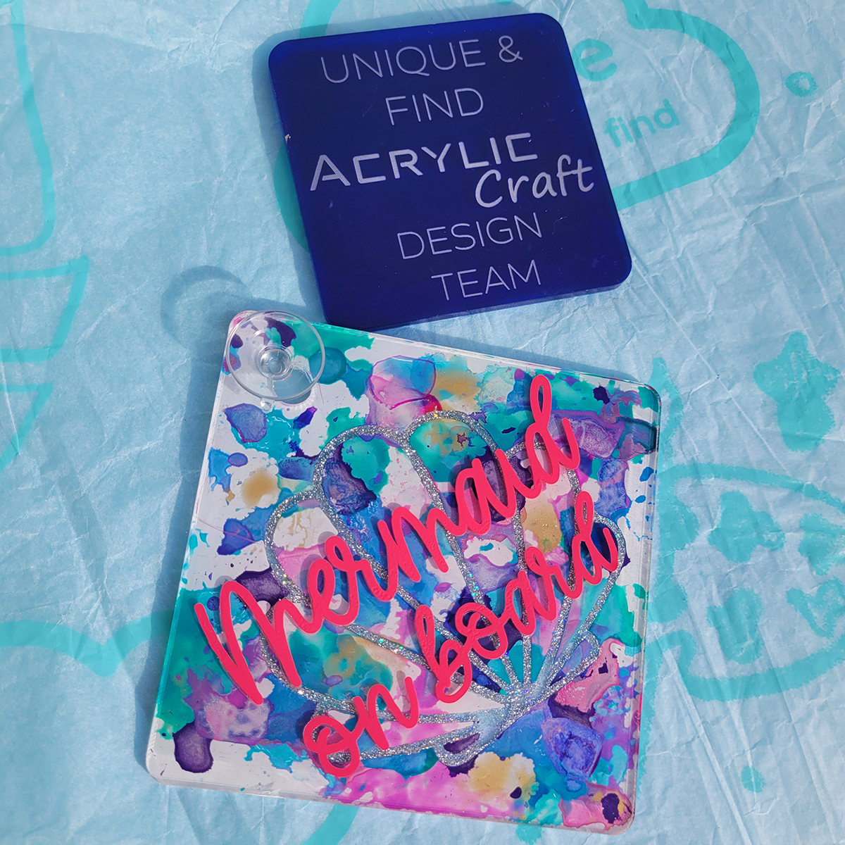 Car Sign - 140mm - Including suction cup