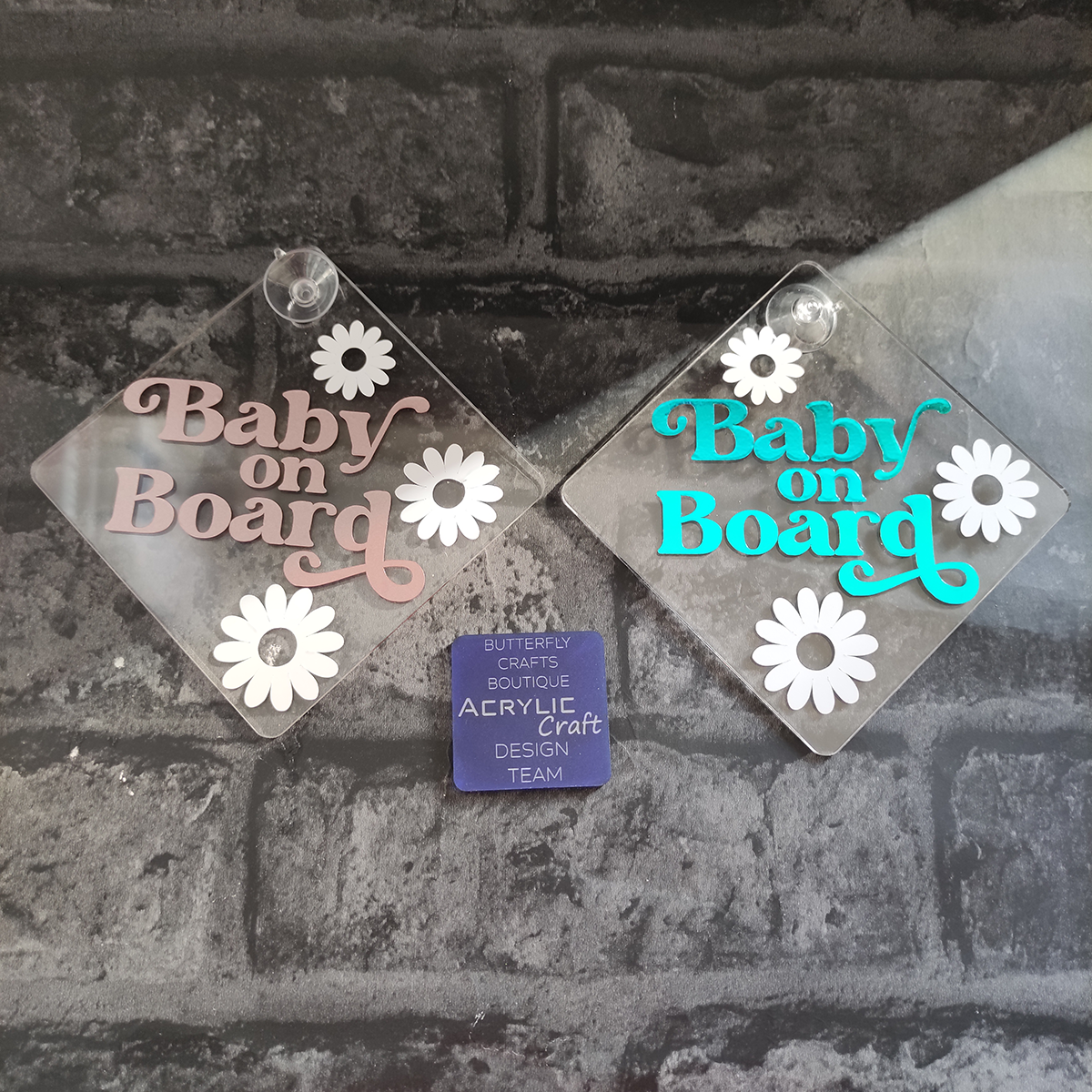 Car Sign - 140mm - Including suction cup