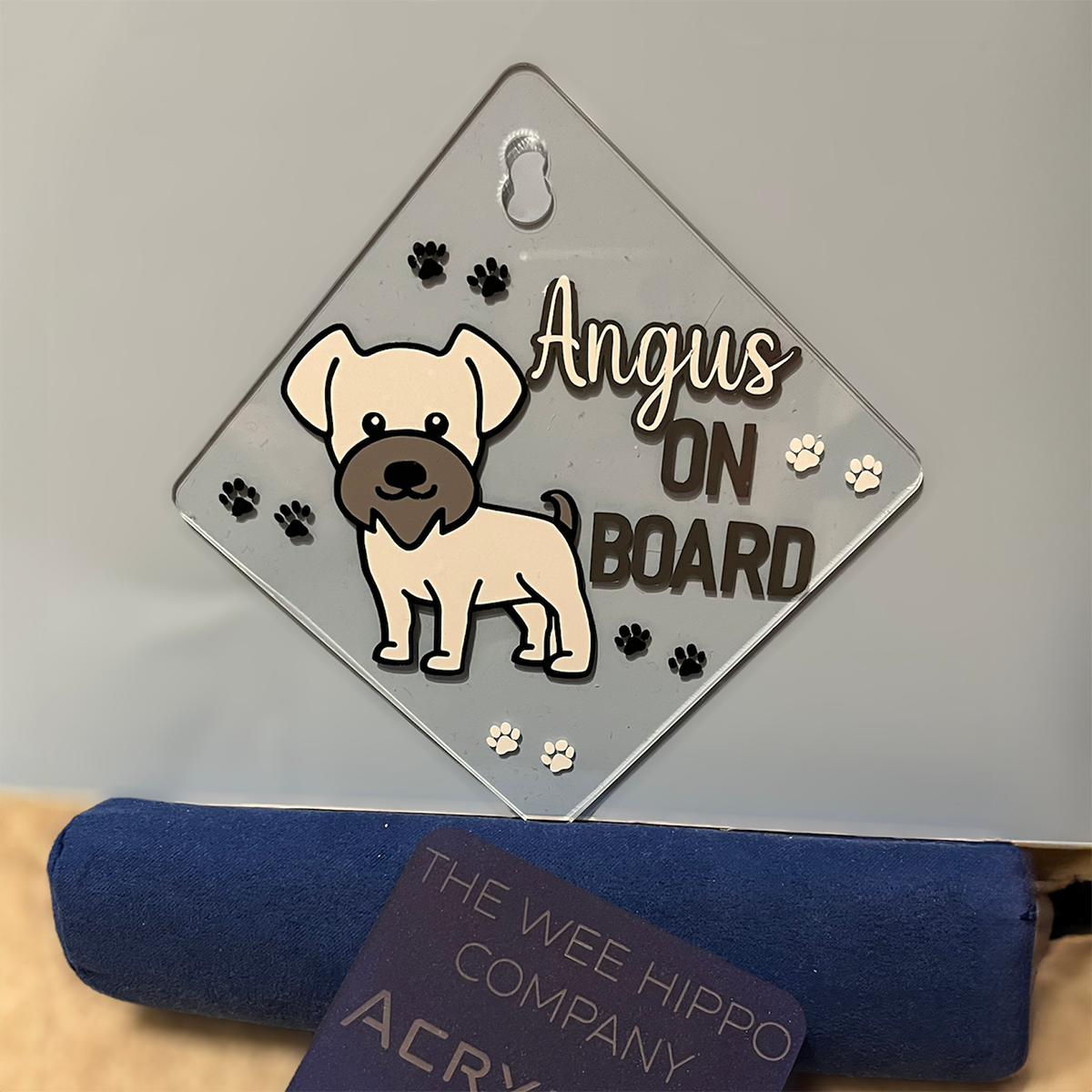 Car Sign - 140mm - Including suction cup