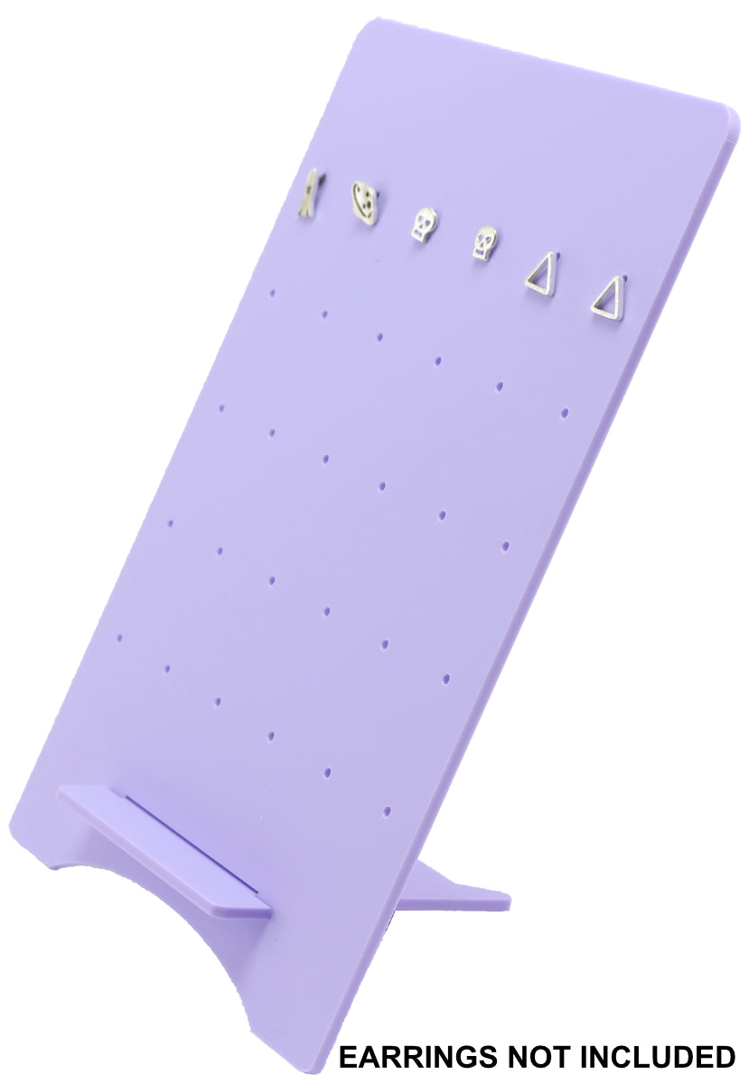 Freestanding Earring Holder - Rectangle - Acrylic