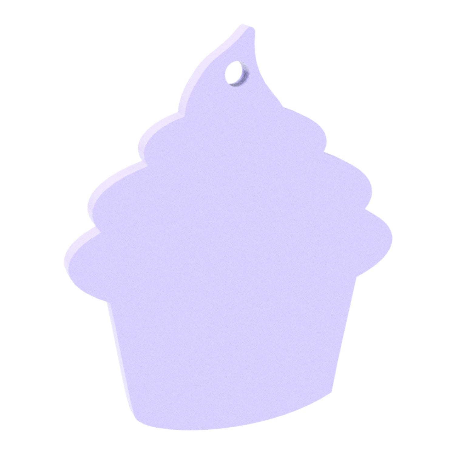 Blank Cupcake keyring size - 50mm