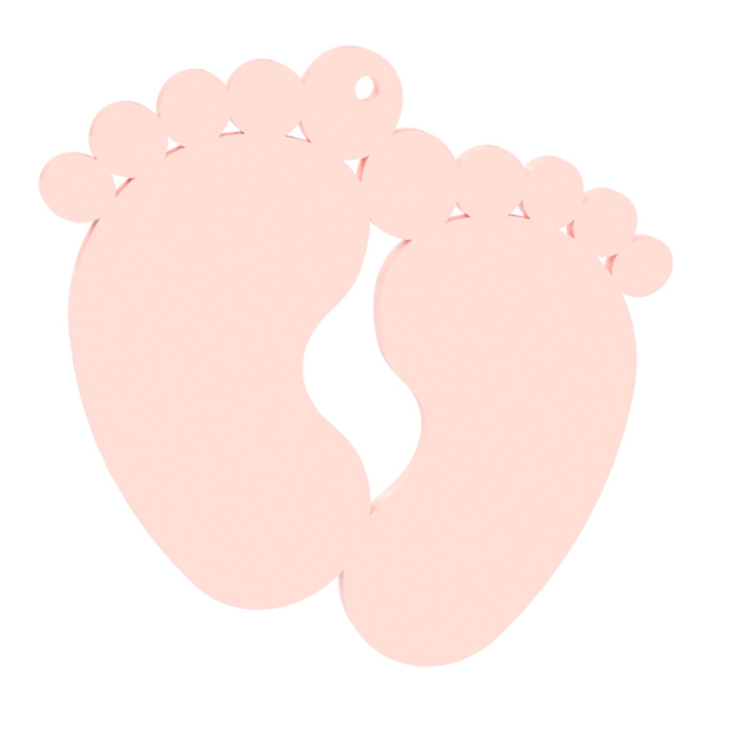 Blank Baby Feet - 100mm