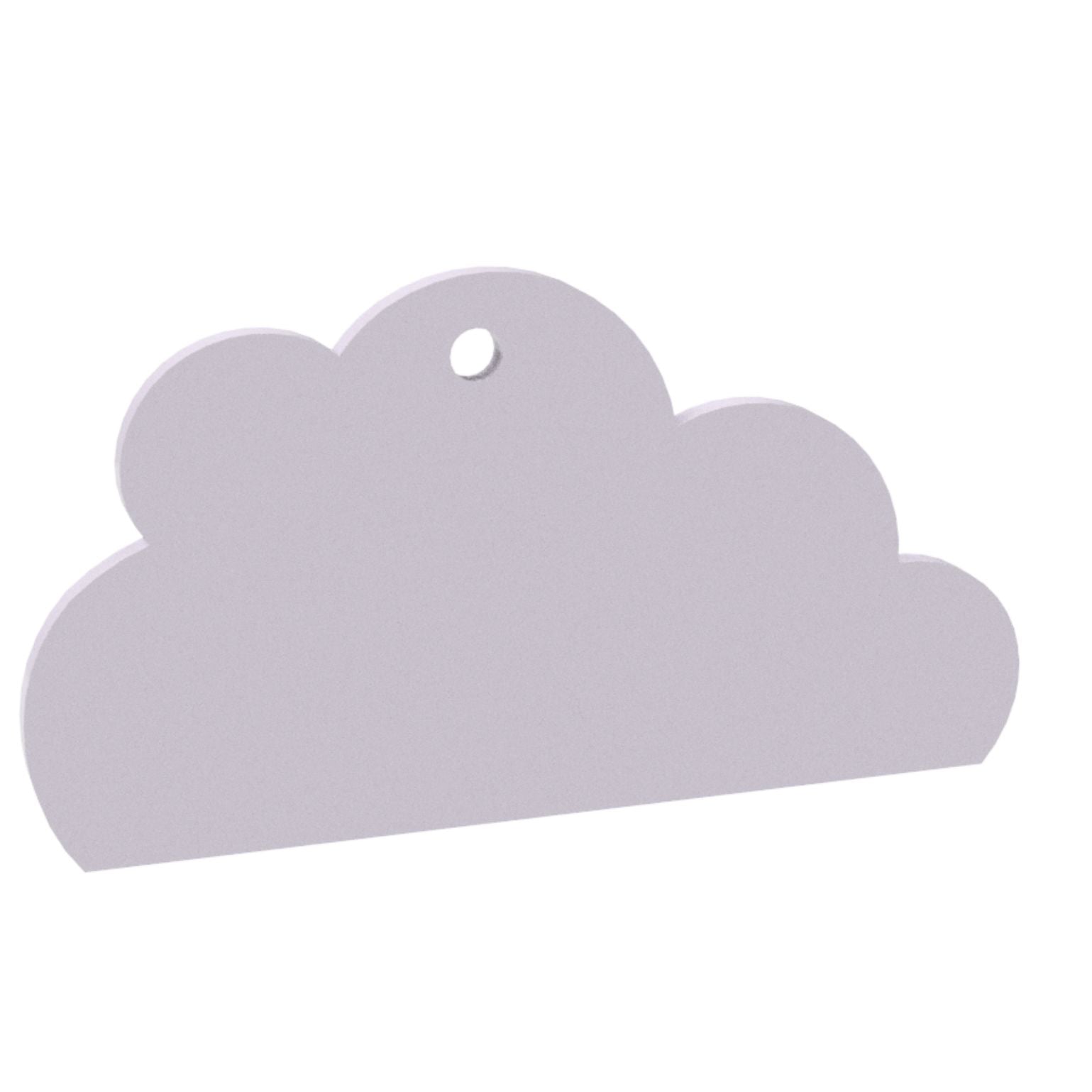 Blank Flat Cloud - 100mm