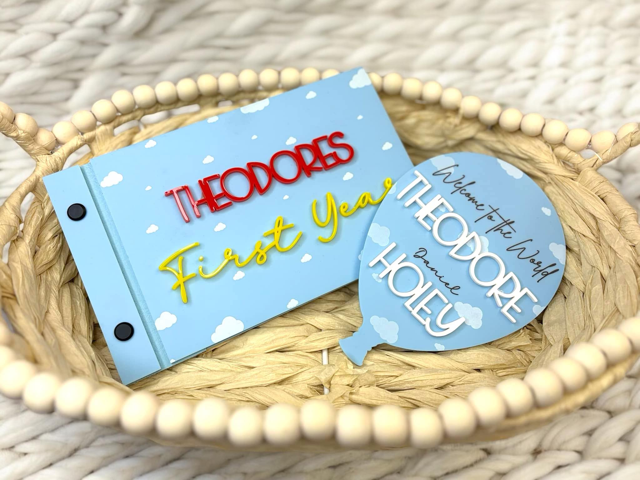 A6 Acrylic Book Custom Text Option
