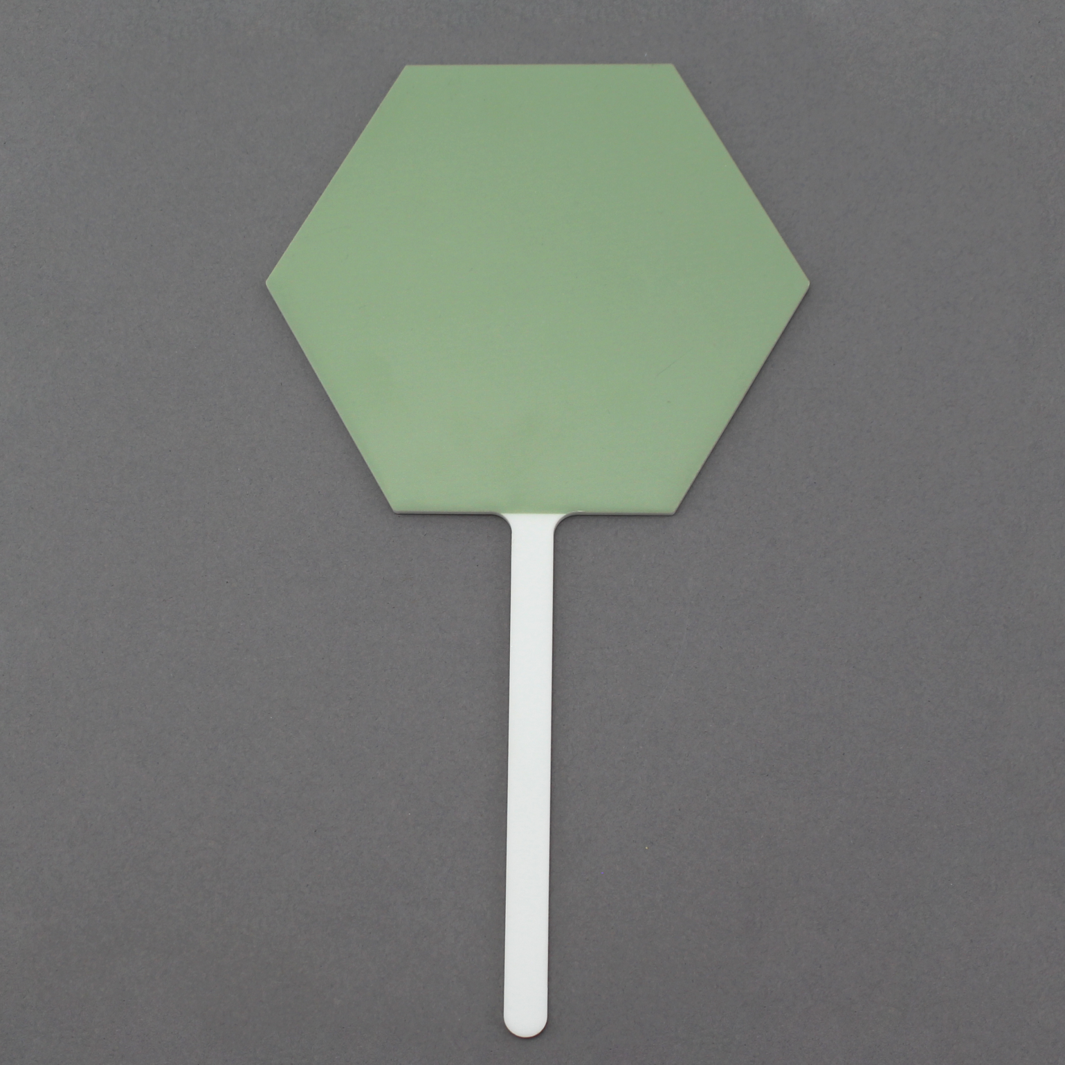 Printed Blank - Sage Green - Hexagon Cake Topper