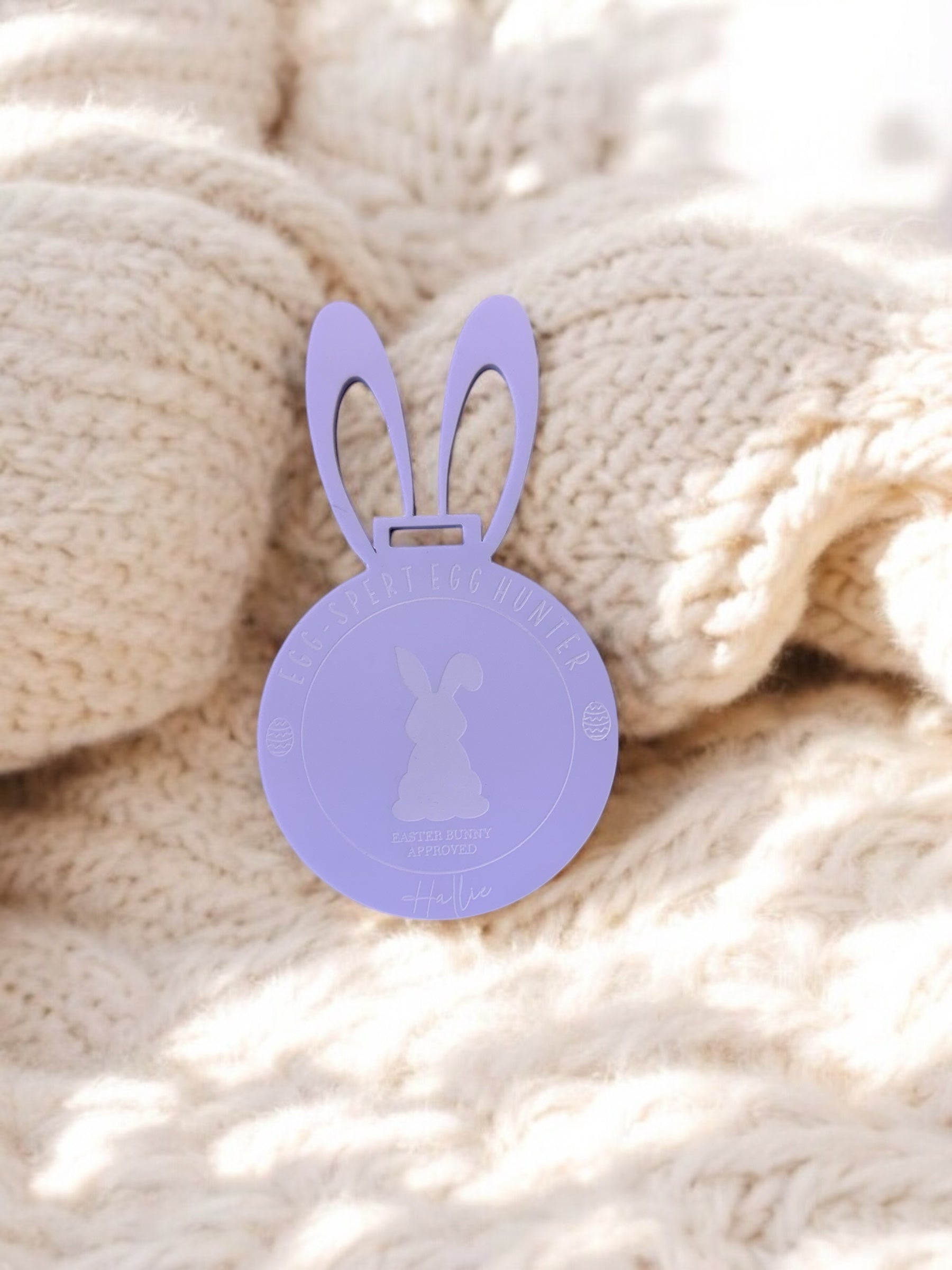 Easter Bunny Medal Engraved