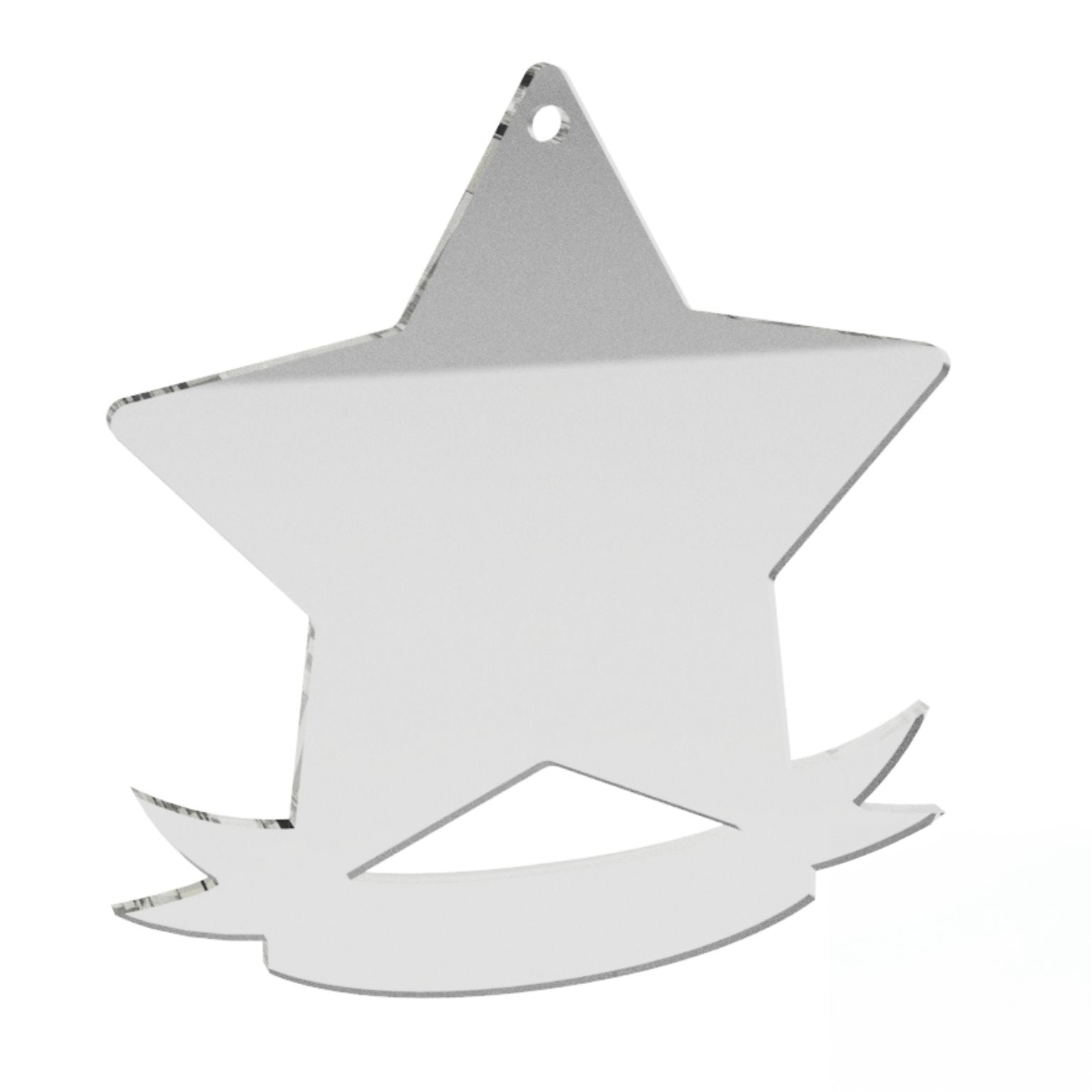 Blank Star Banner - 100mm
