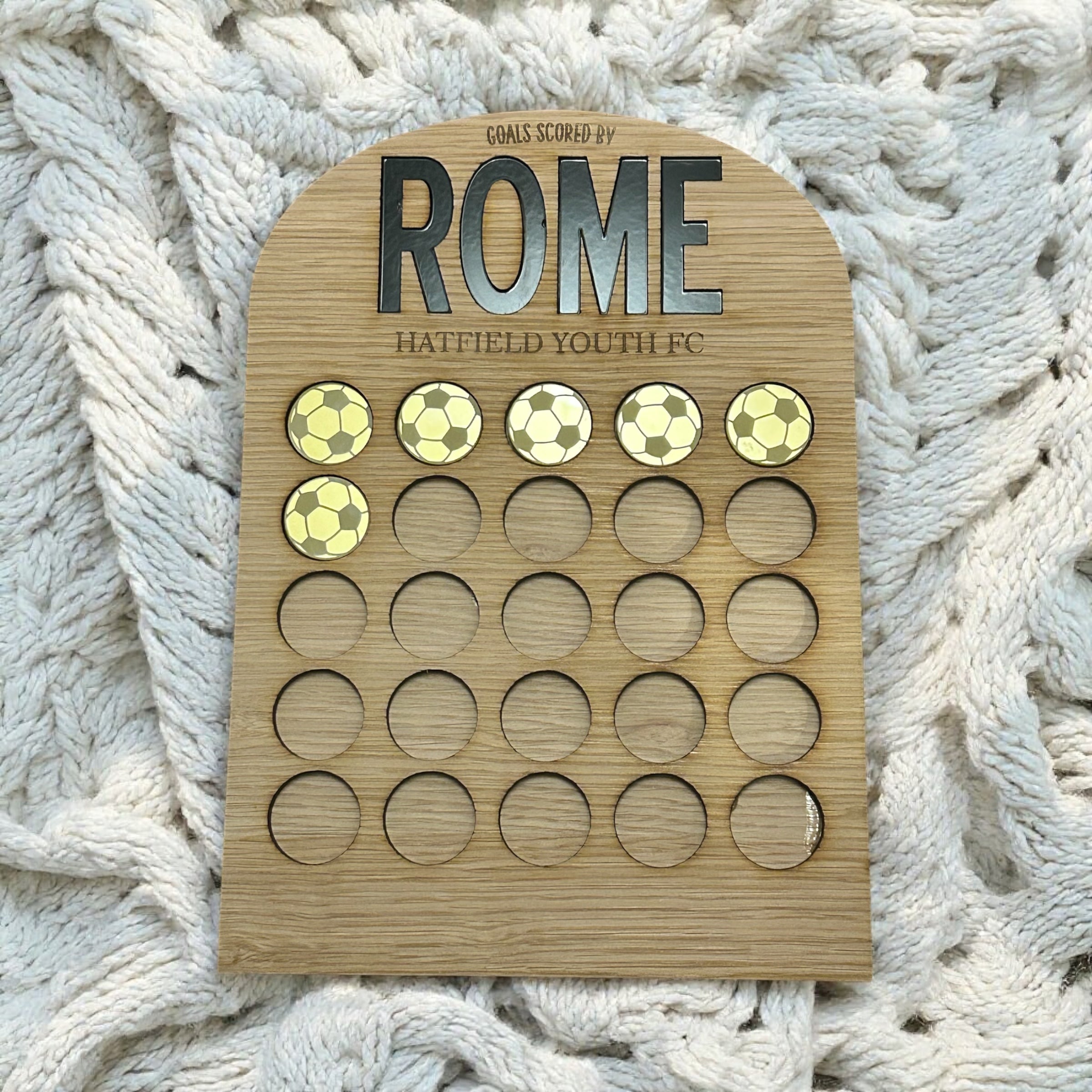 Football Board & Name