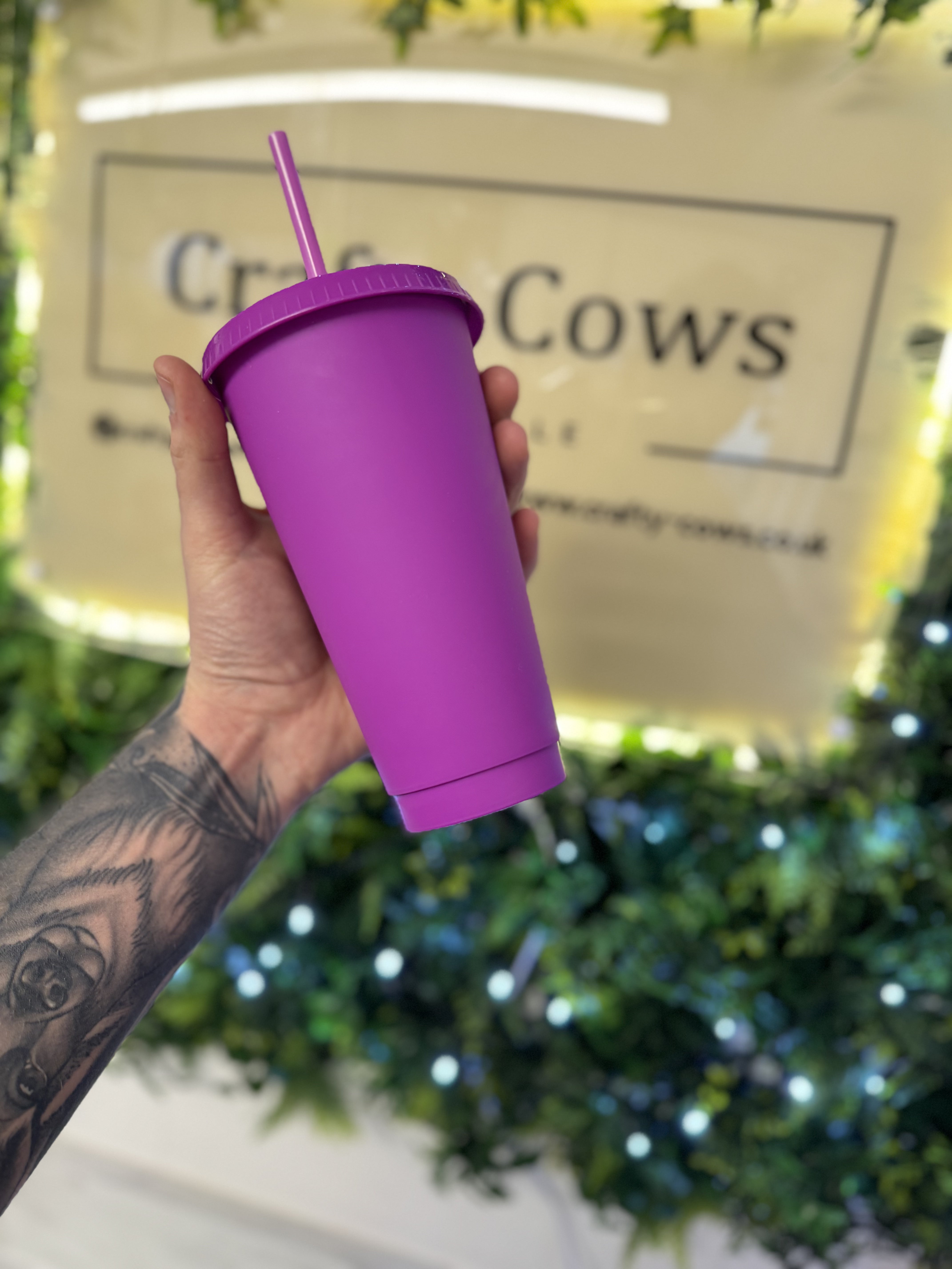 24 oz Cold Cup - Light Purple 2