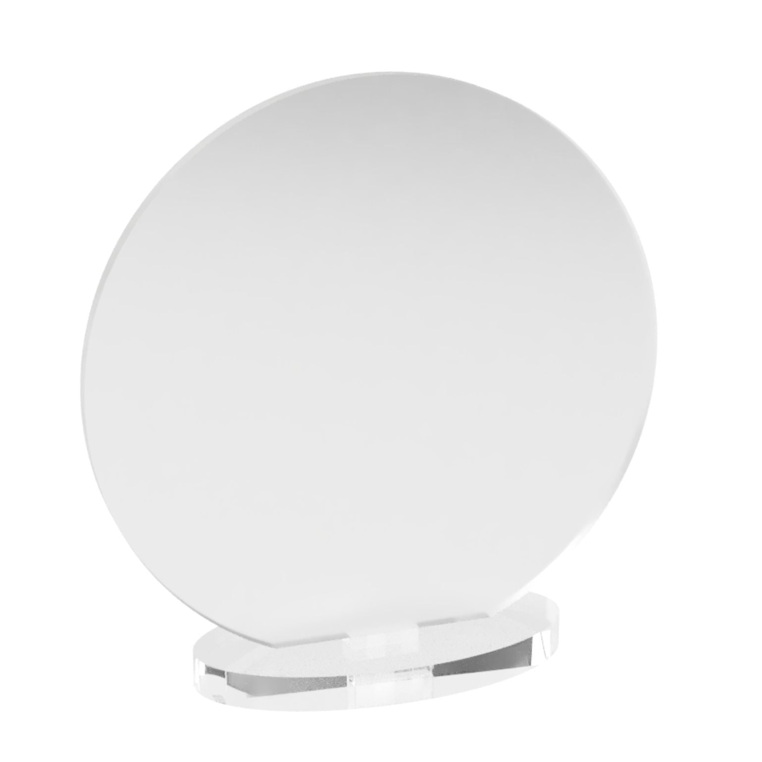 Freestanding Acrylic Circle Disc Round - 80mm - Acrylic