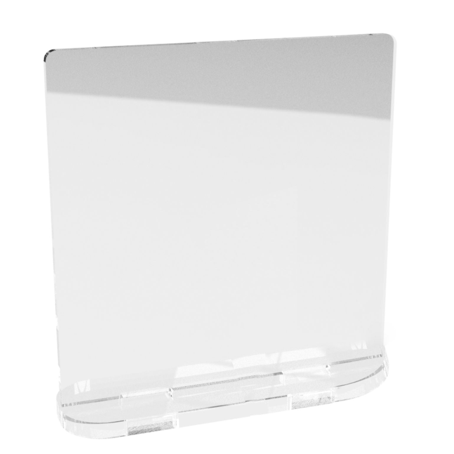 Freestanding Acrylic Square - 100mm - Acrylic