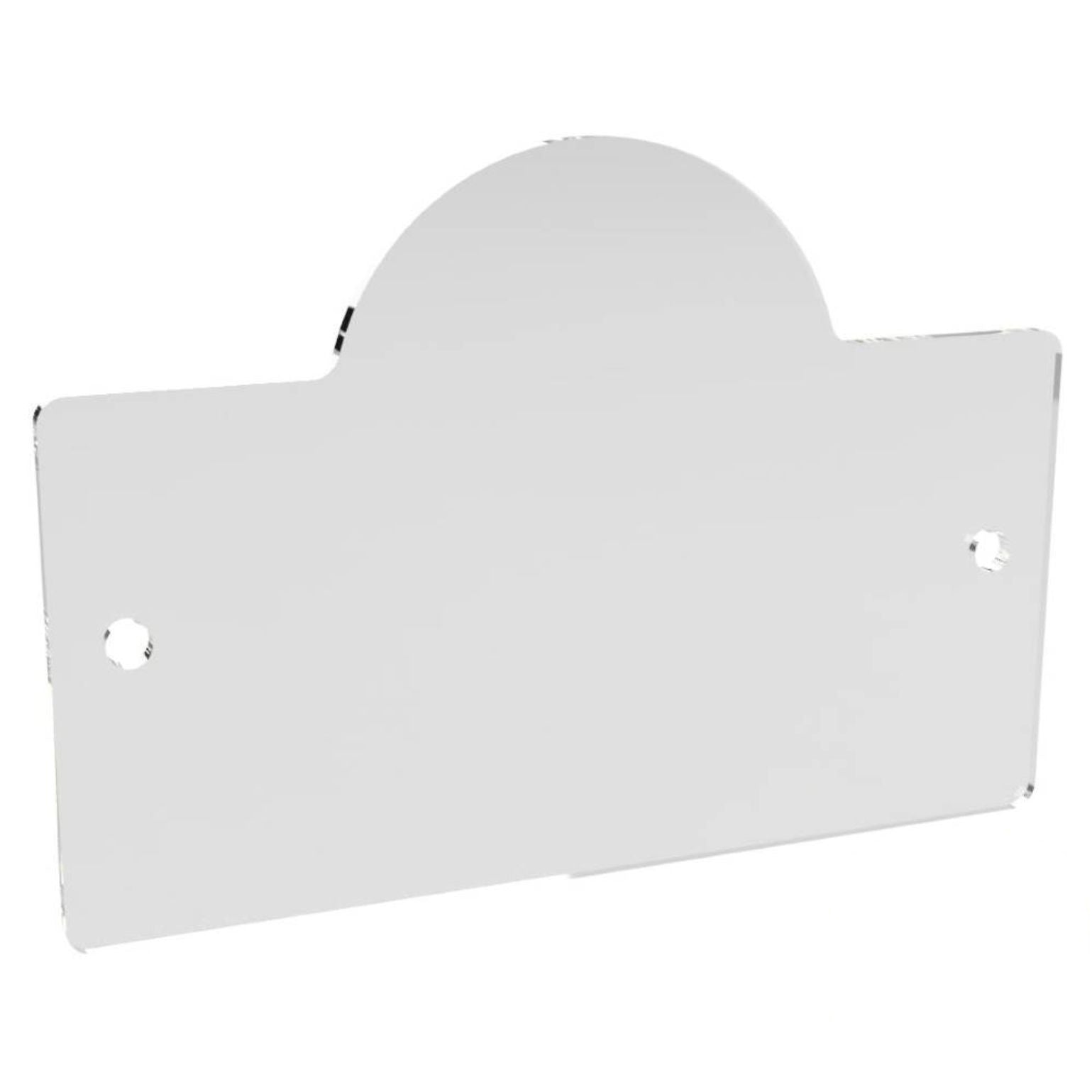 Front for Round Top shaped House Number - 3mm Clear