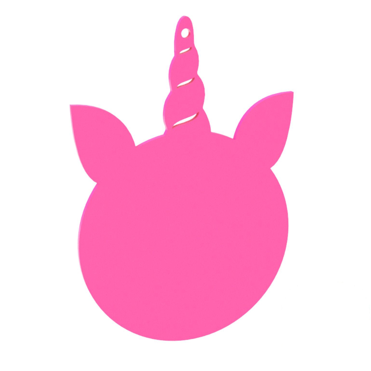 Blank Unicorn Bauble - 150mm
