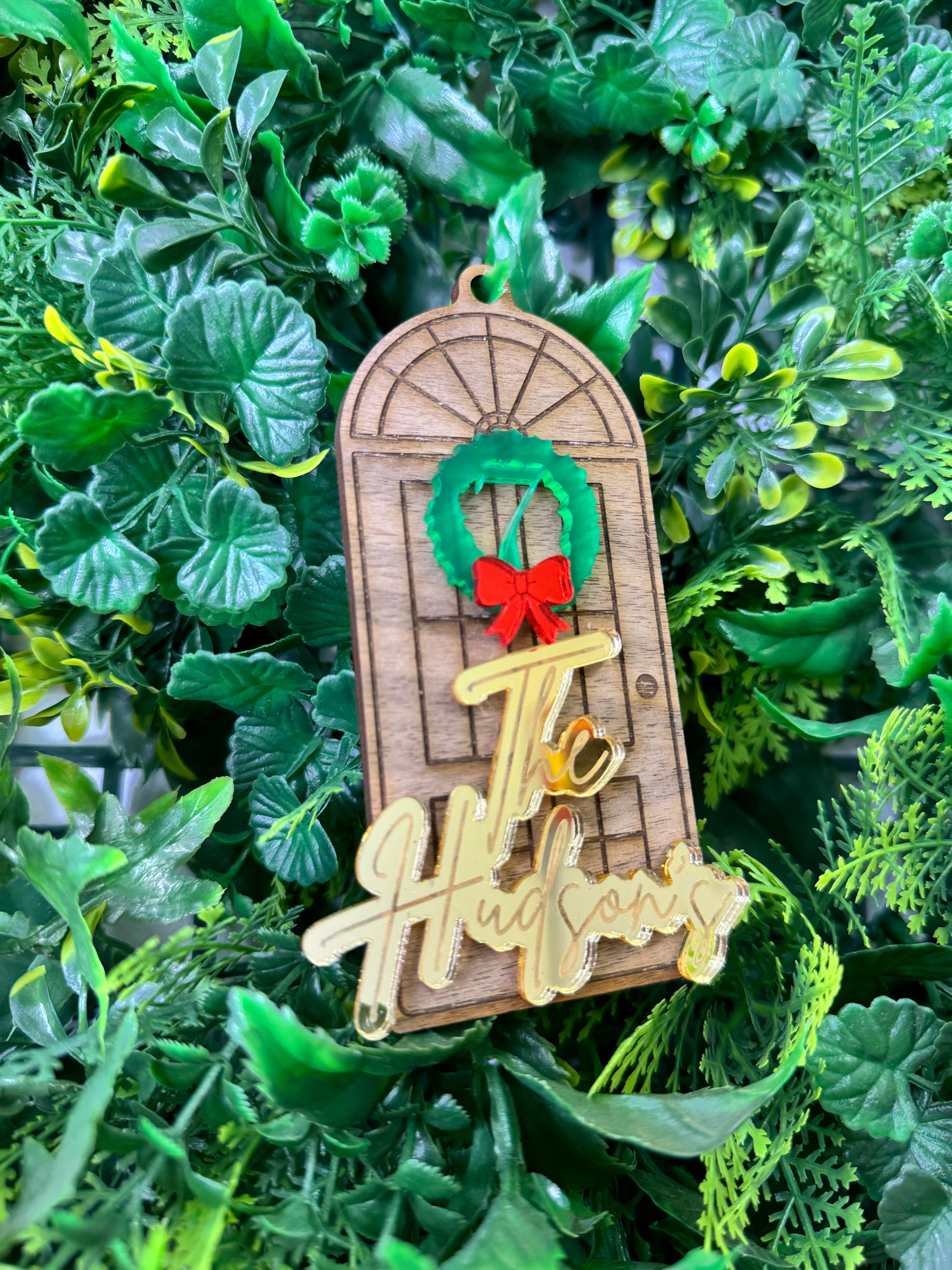Personalised Door Bauble