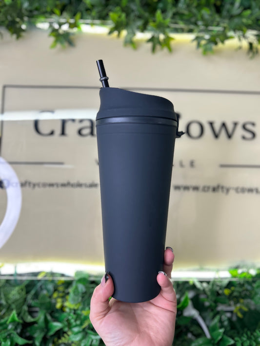 22oz Double Walled Hot Cup - Black (2)