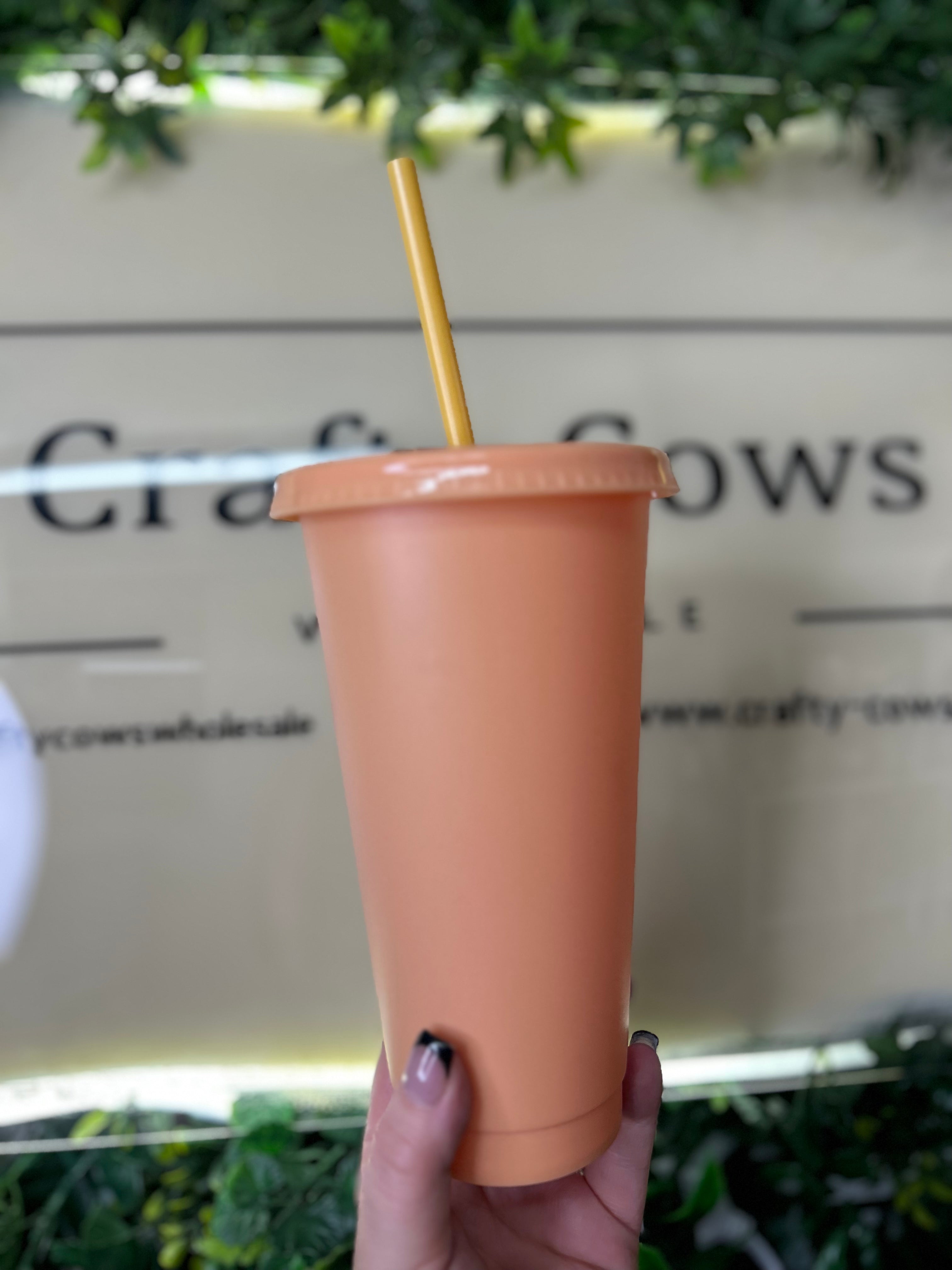 24 oz Cold Cup - Beige