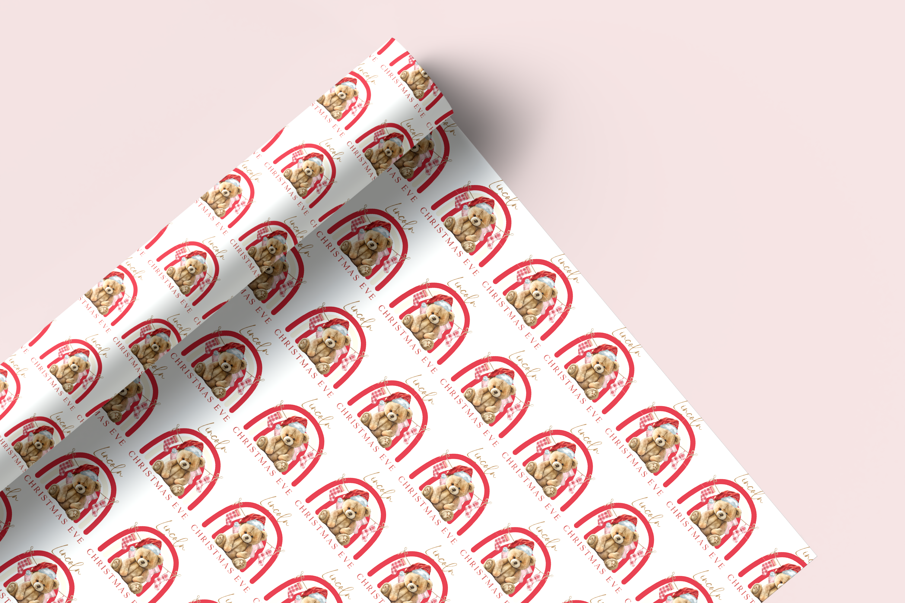 Personalised Christmas Eve Wrapping Paper