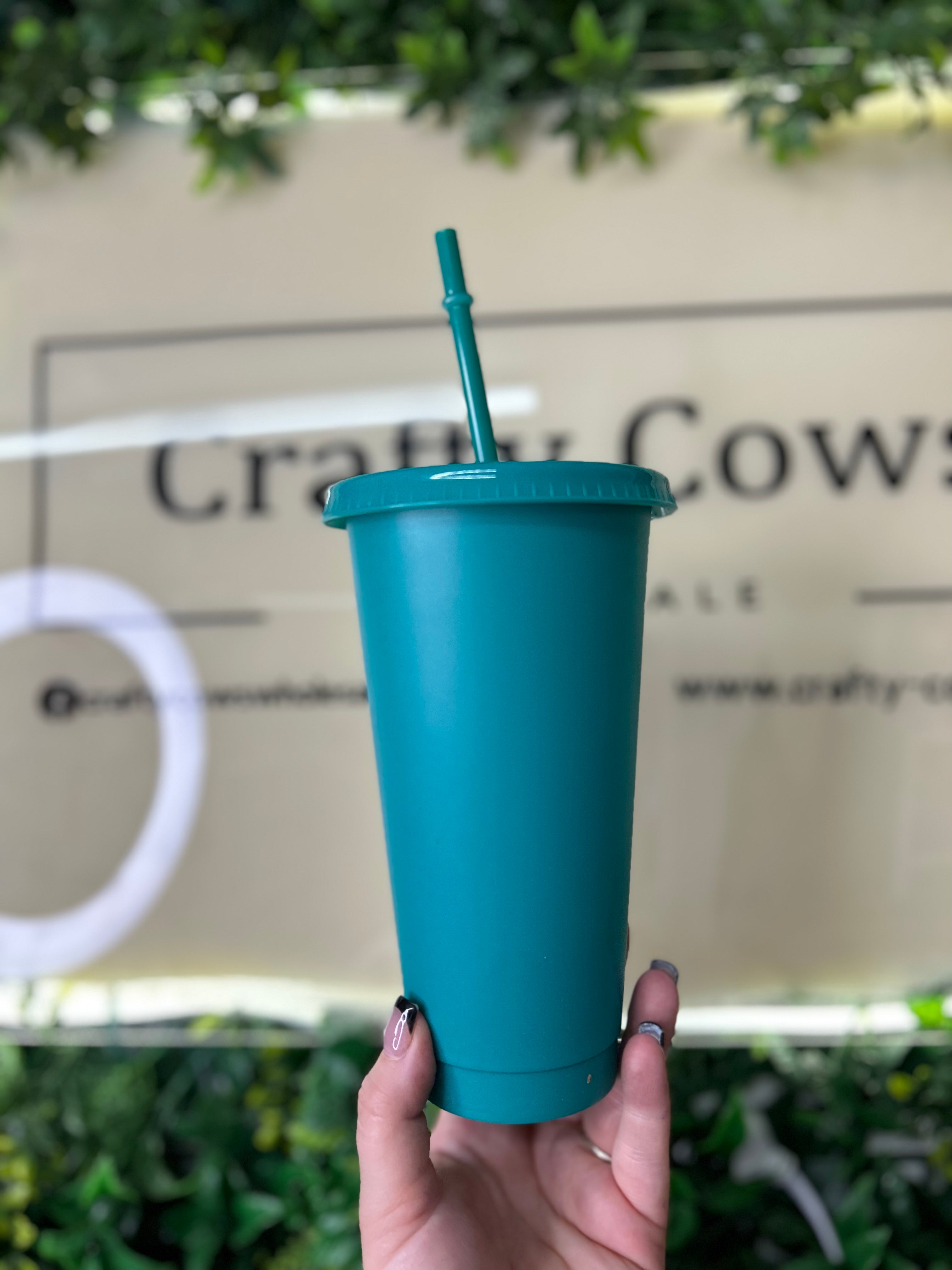 24 oz Cold Cup - Dark Green