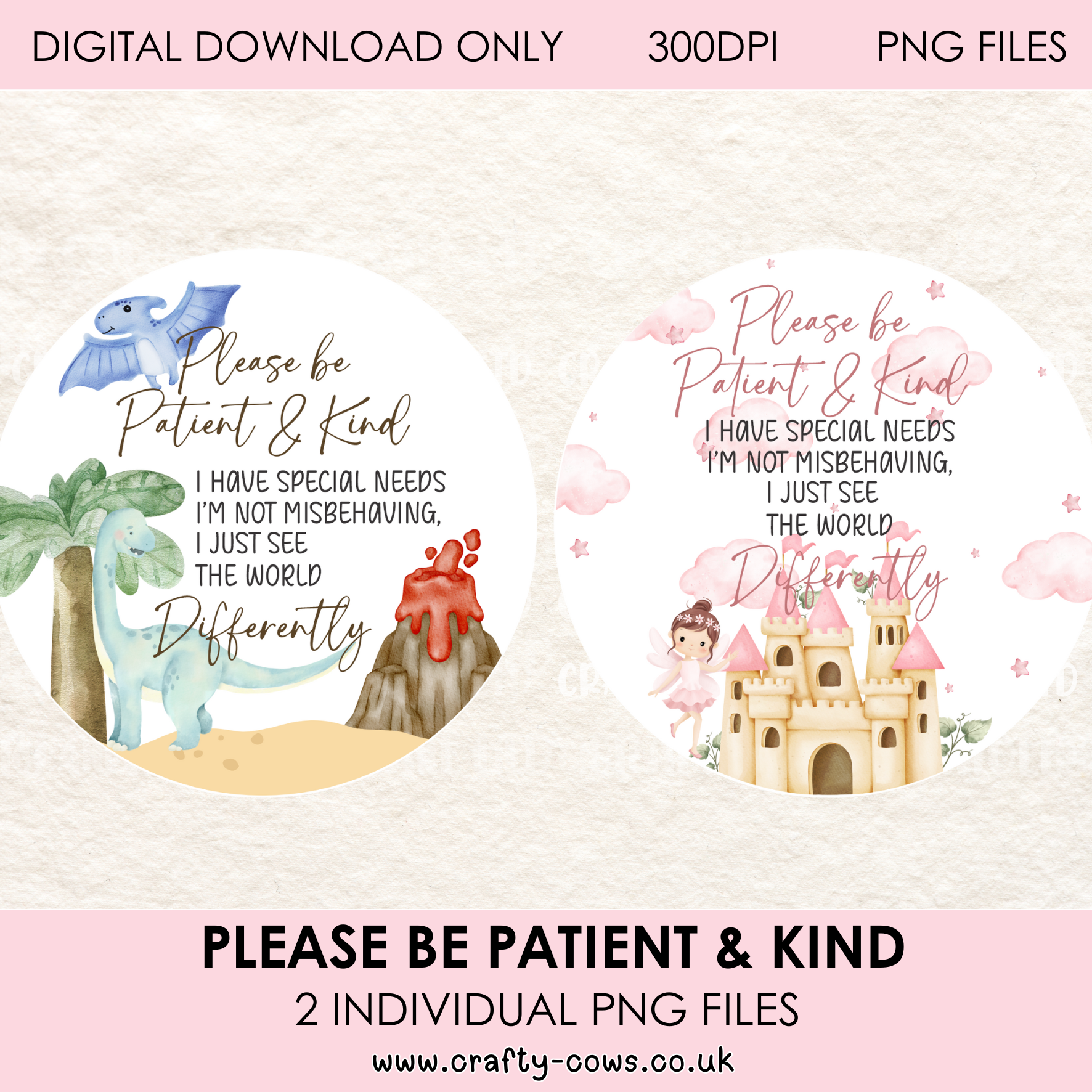 Please be Patient & Kind I have Special Needs - Digital Downloads