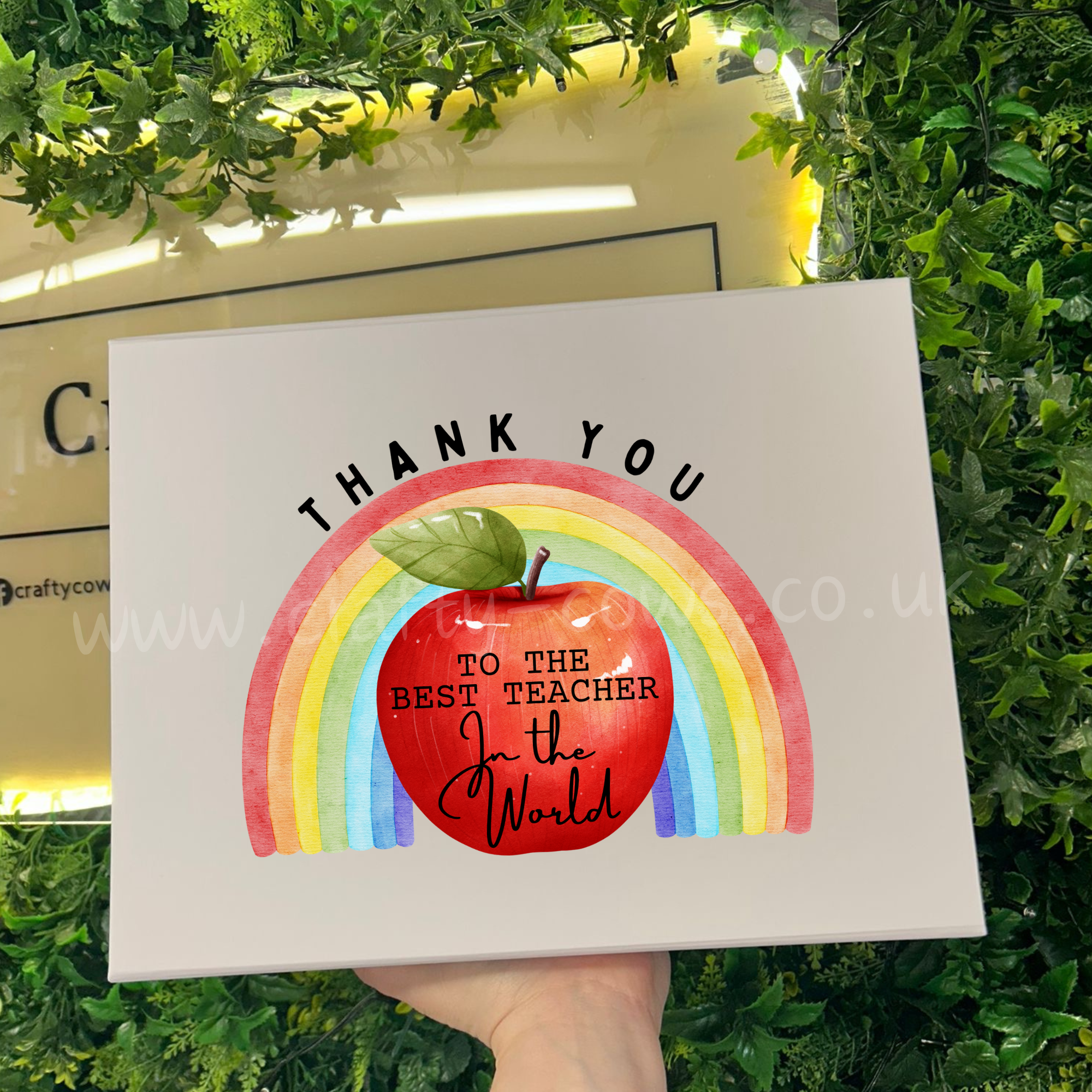 Thank You to the Best Teacher  UVDTF