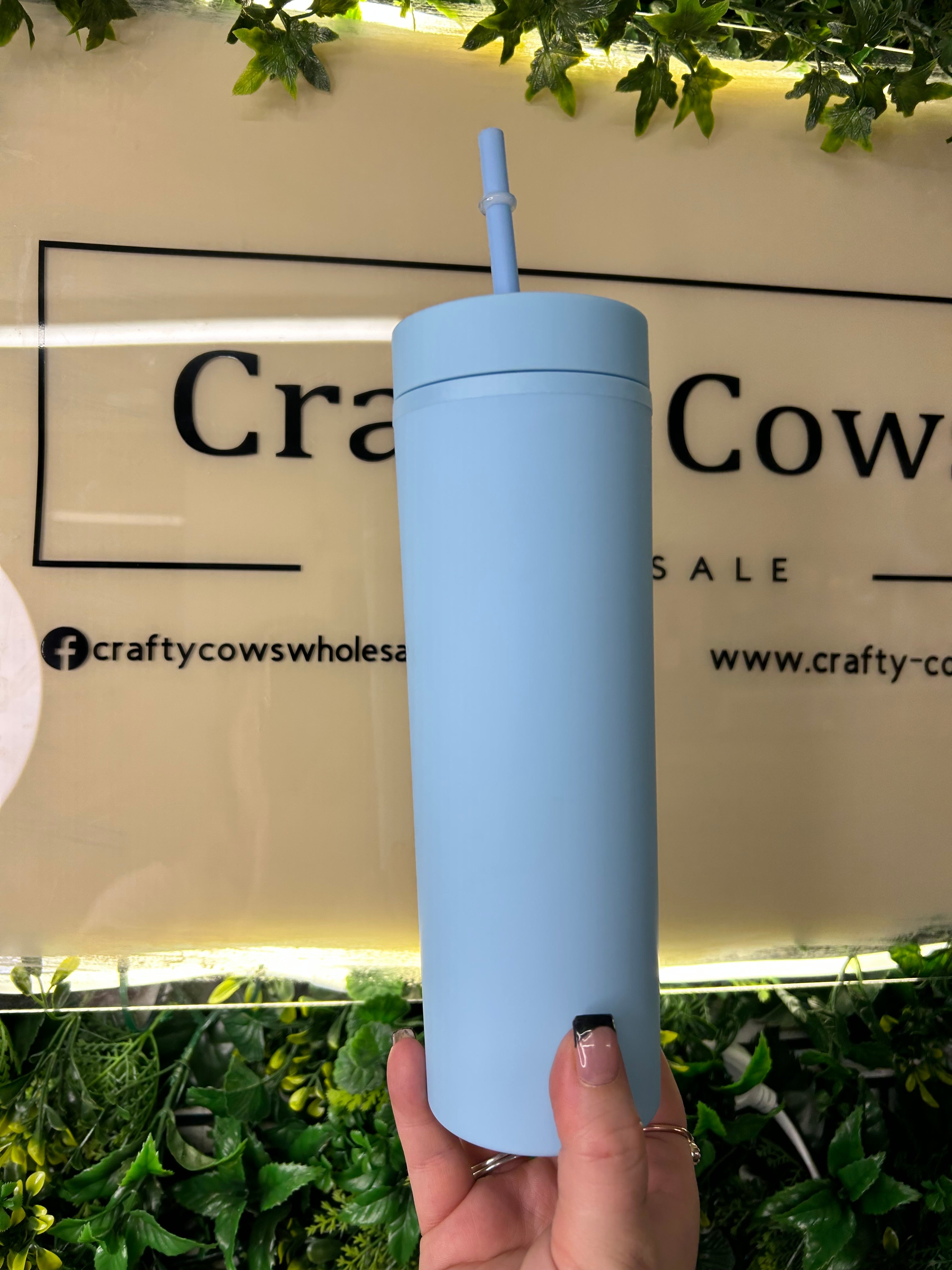 Skinny Tumbler - Sky Blue (6)